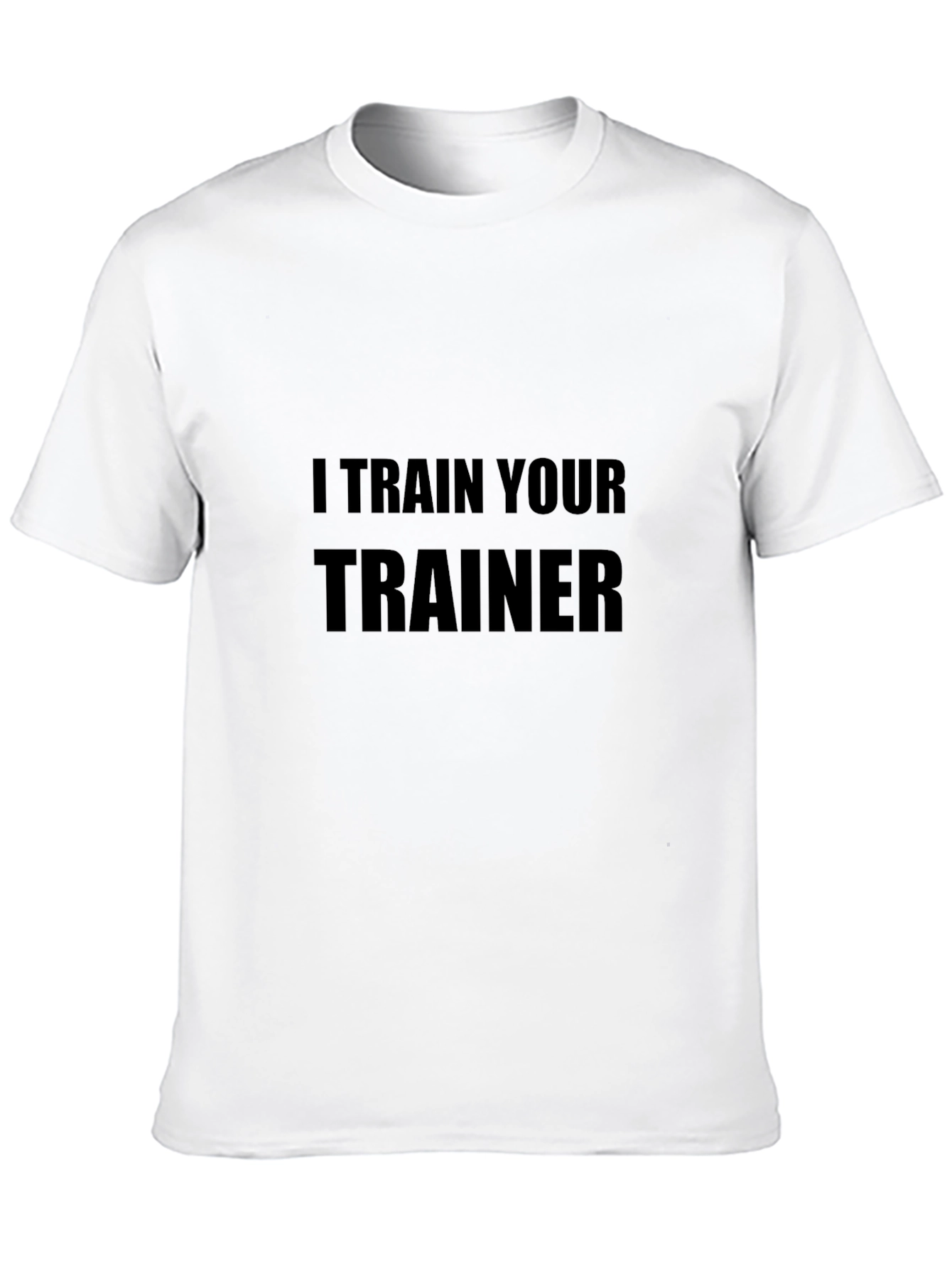 Black I Train Your Trainer Black T-Shirt view 10
