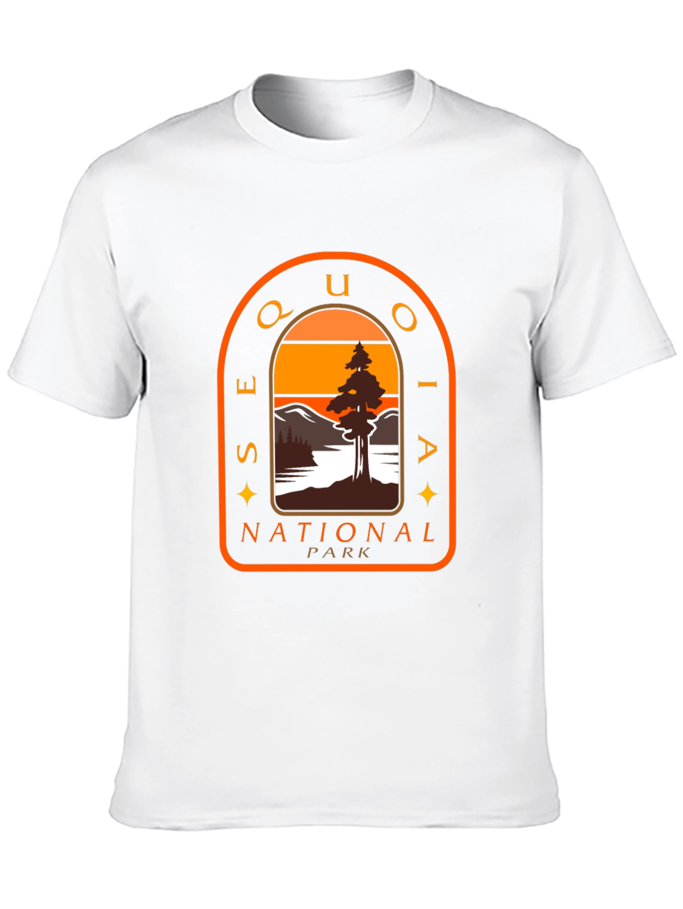 Black Sequoia National Park T-Shirt Black view 10