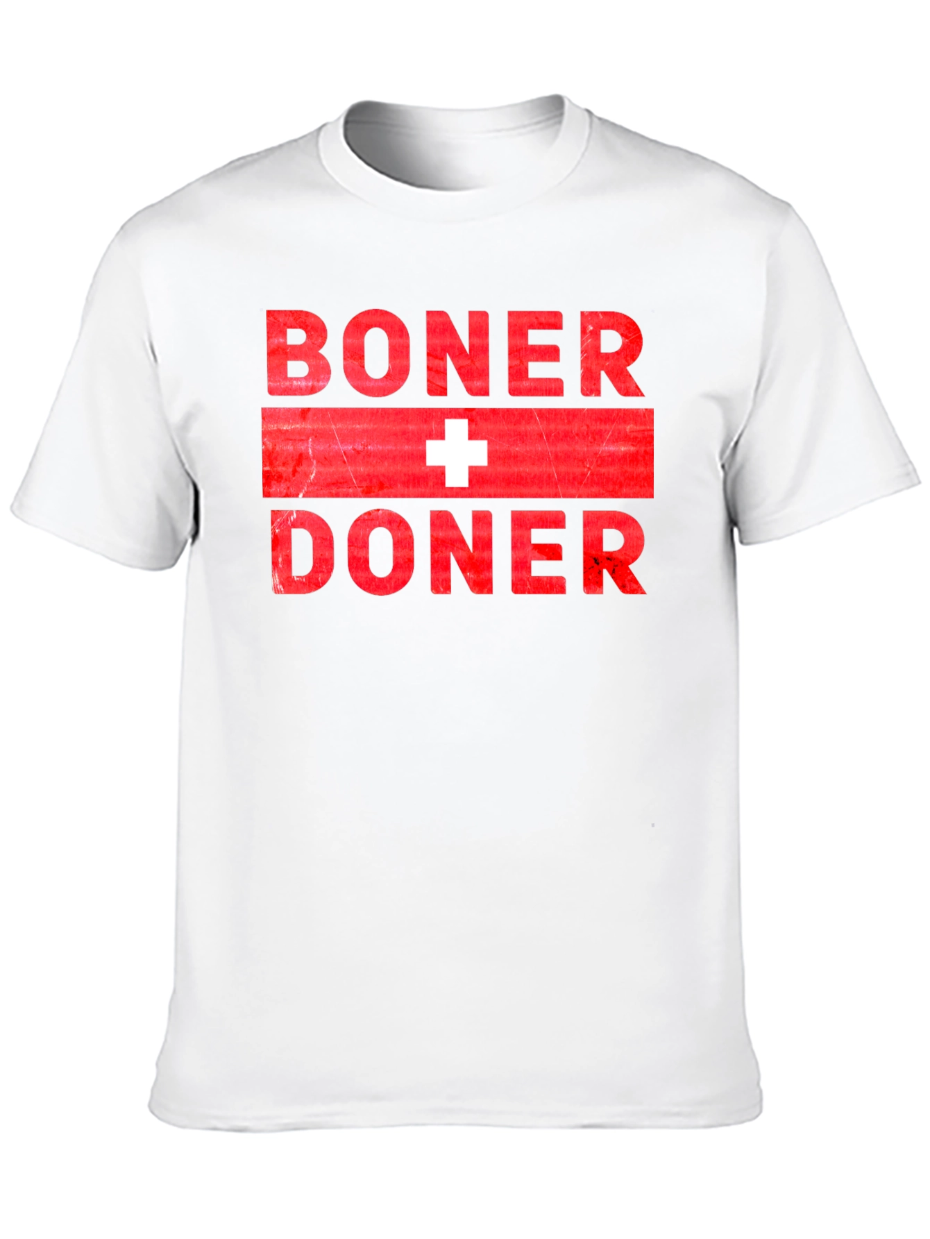 Black Boner + Doner Funny T-Shirt view 10