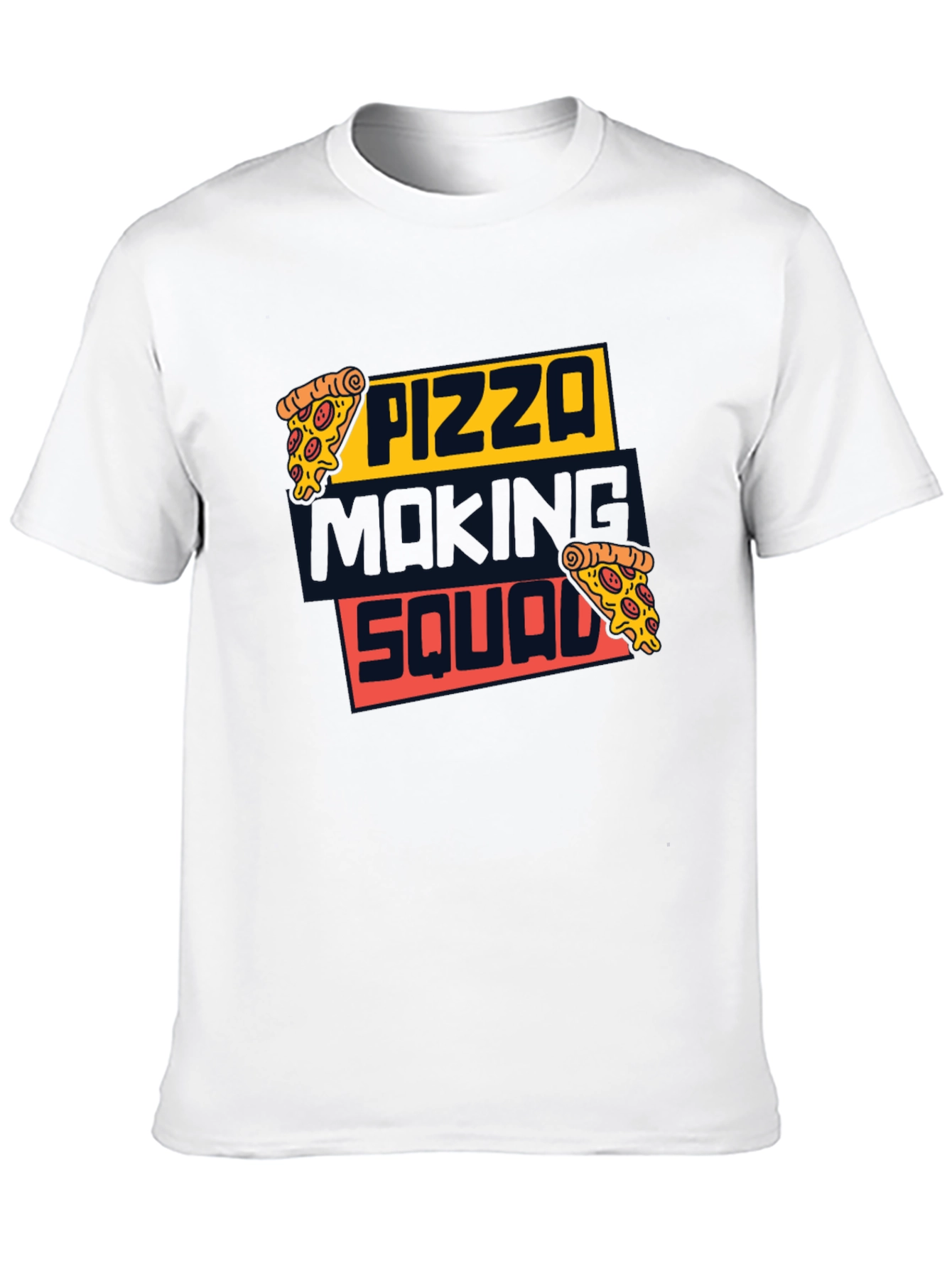 Black Pizza Making Squad Graphic Tee view 10