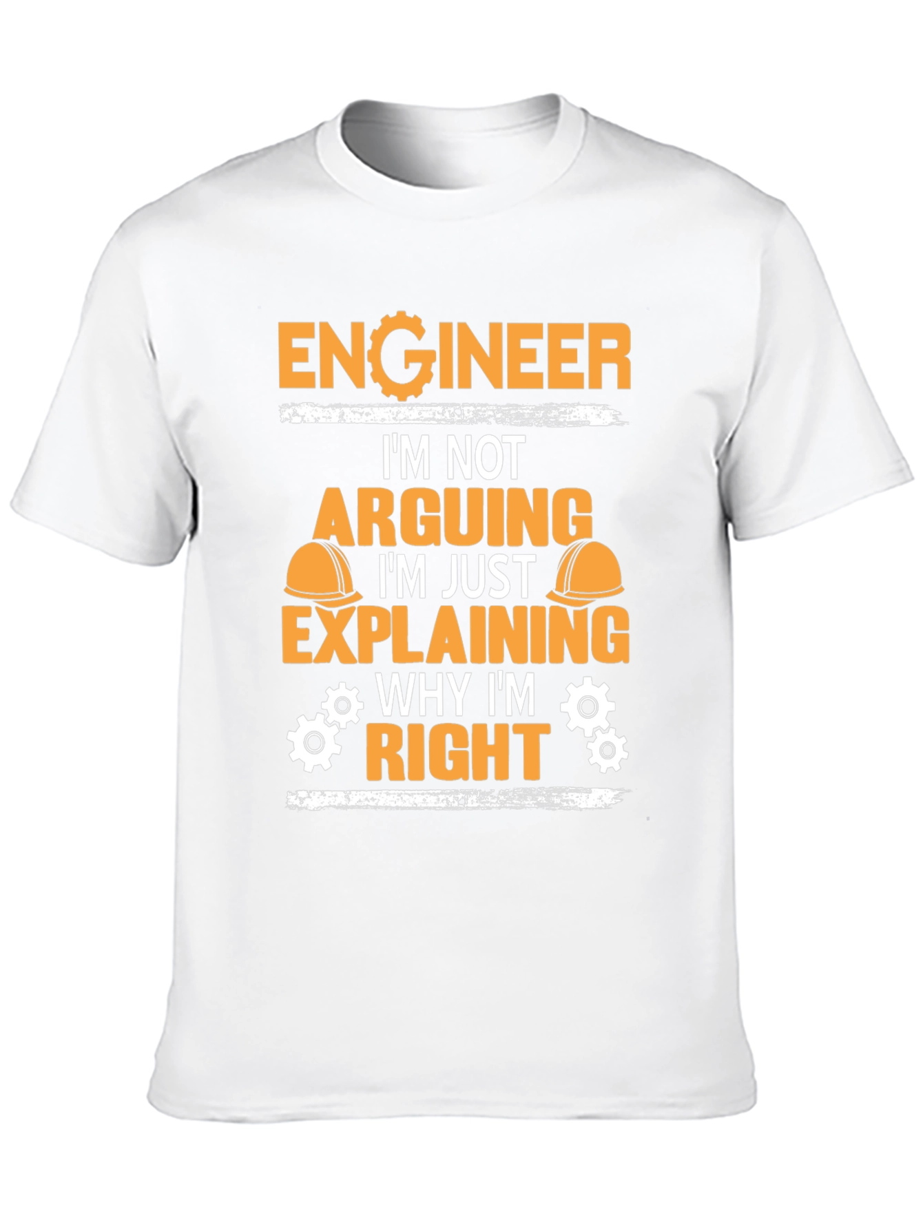 Black Engineer Explaining Why I'm Right Black T-Shirt view 10