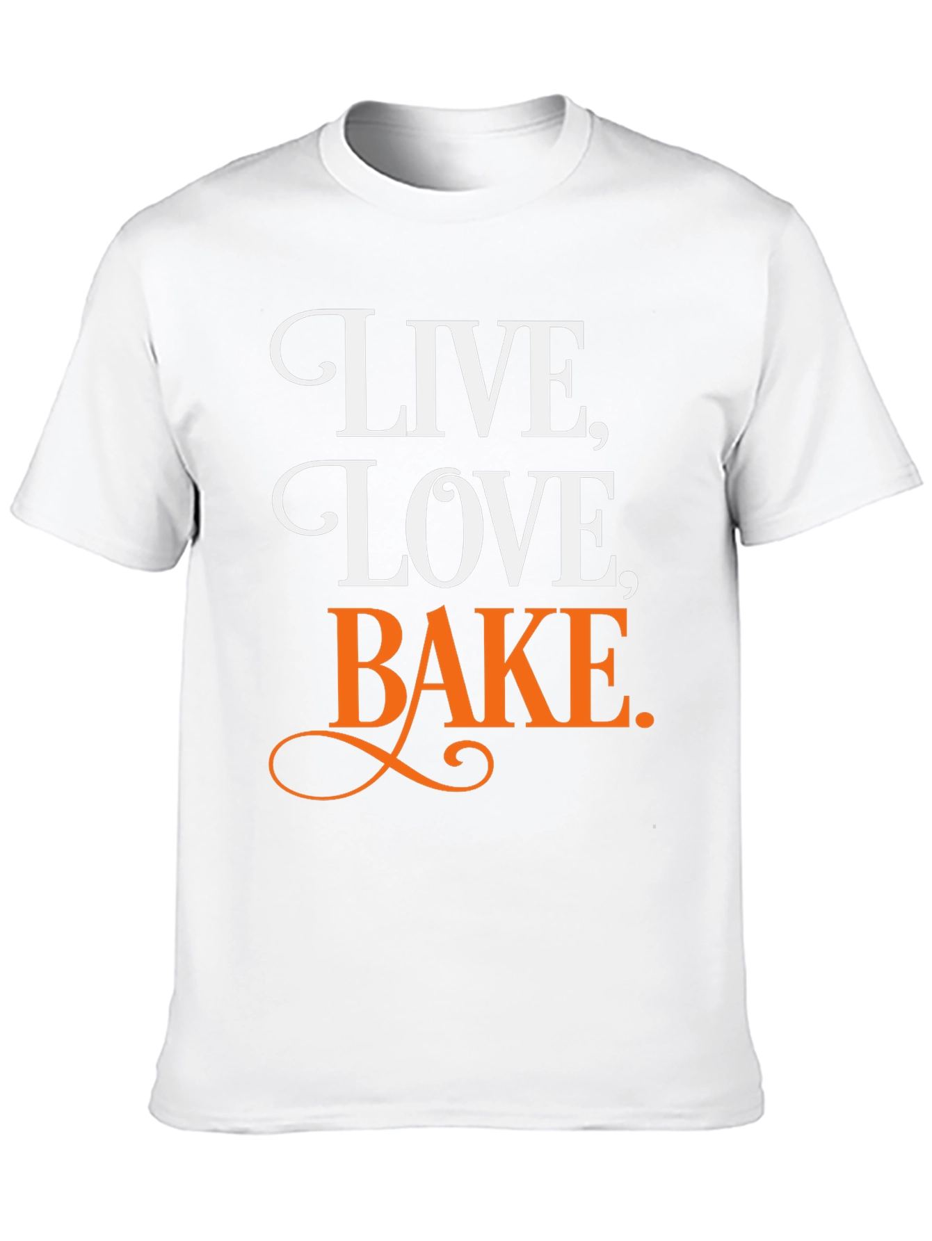 Black Live, Love, Bake T-Shirt view 10