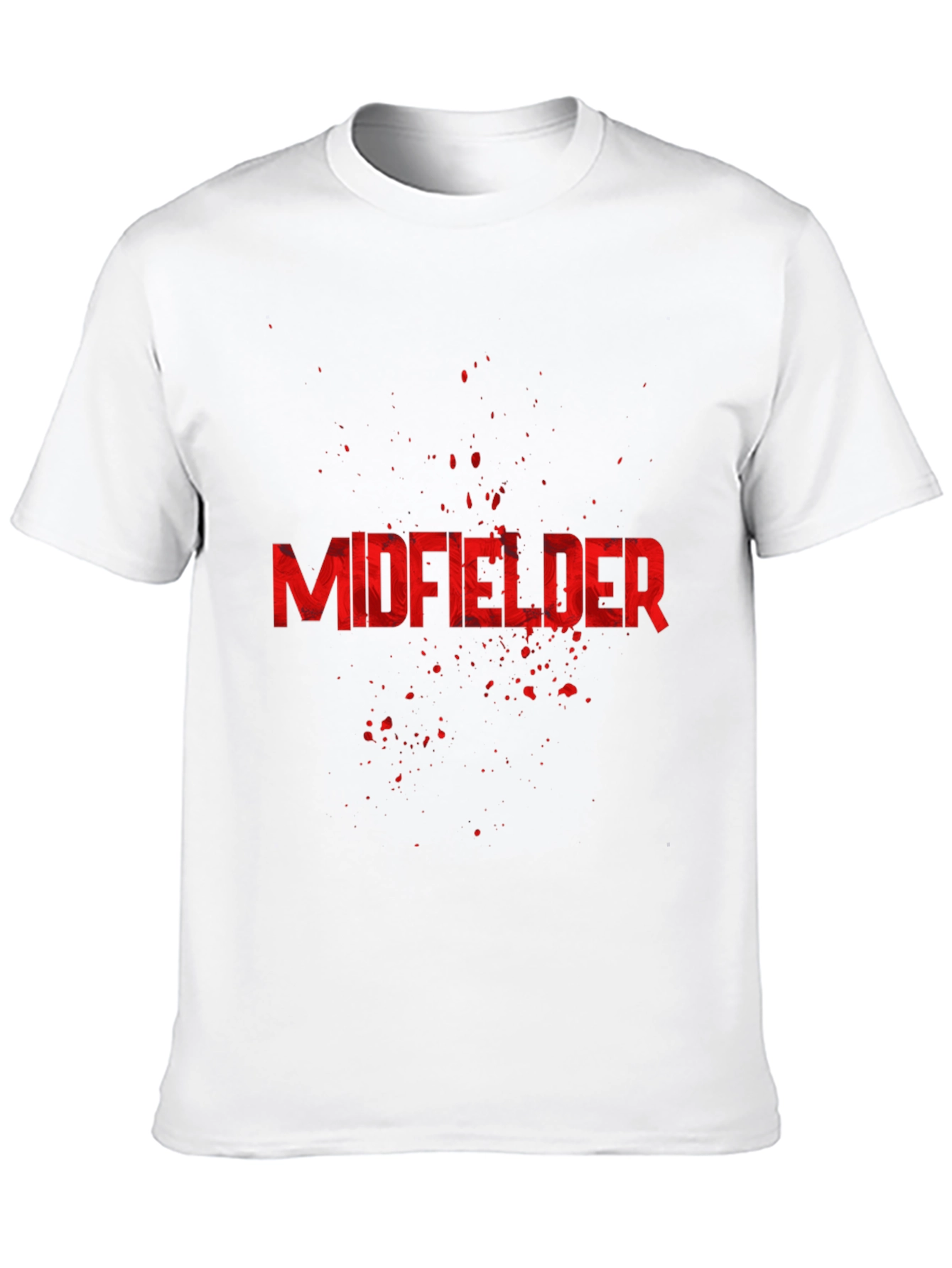 Black Midfielder Graphic T-Shirt - Soccer Fan Apparel view 10