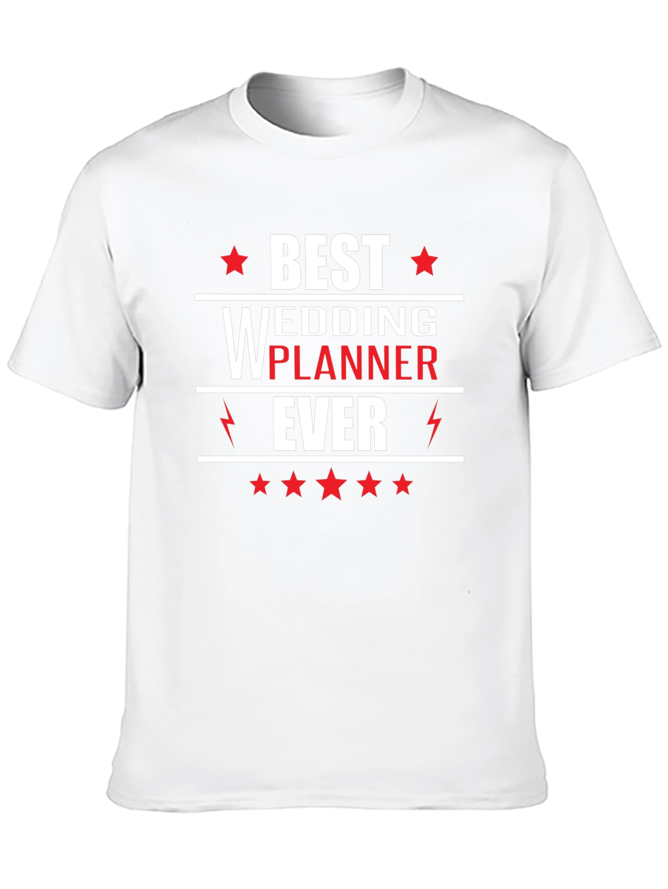 Black Best Wedding Planner Ever T-Shirt view 10