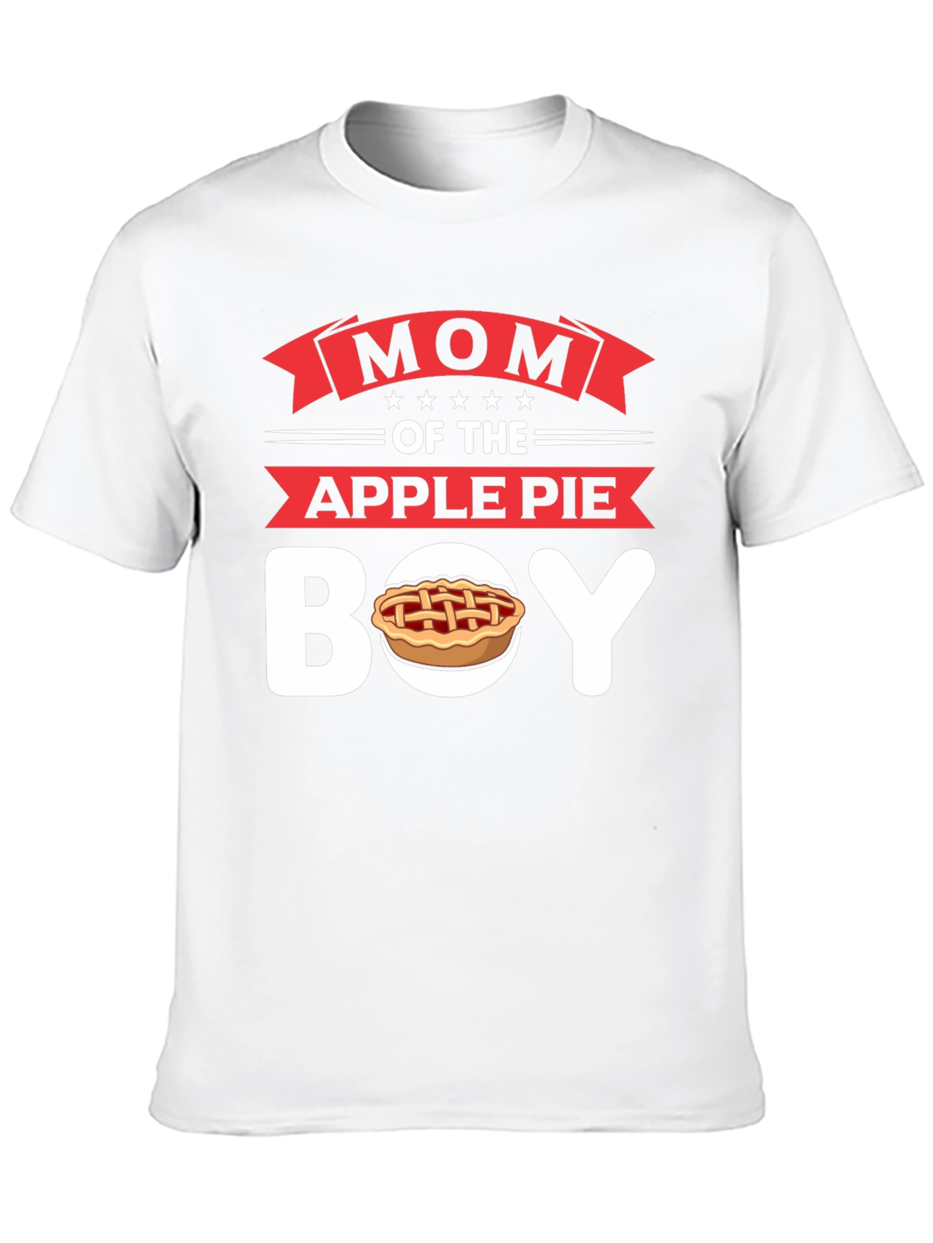 Black Mom of the Apple Pie Boy T-Shirt - Novelty Graphic Tee view 10