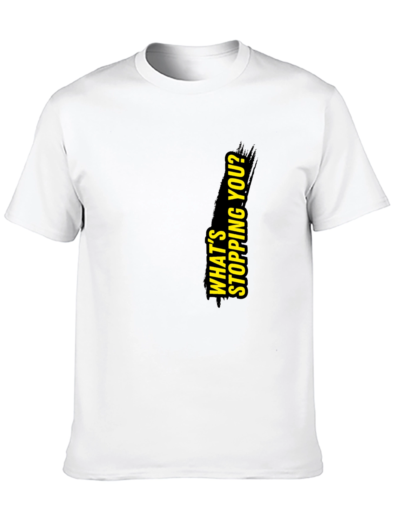 Black Motivational Black Graphic T-Shirt view 10