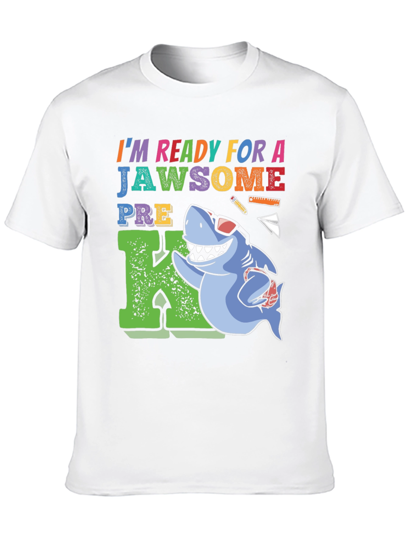 Black Ready for a Jawsome Pre-K T-Shirt view 10
