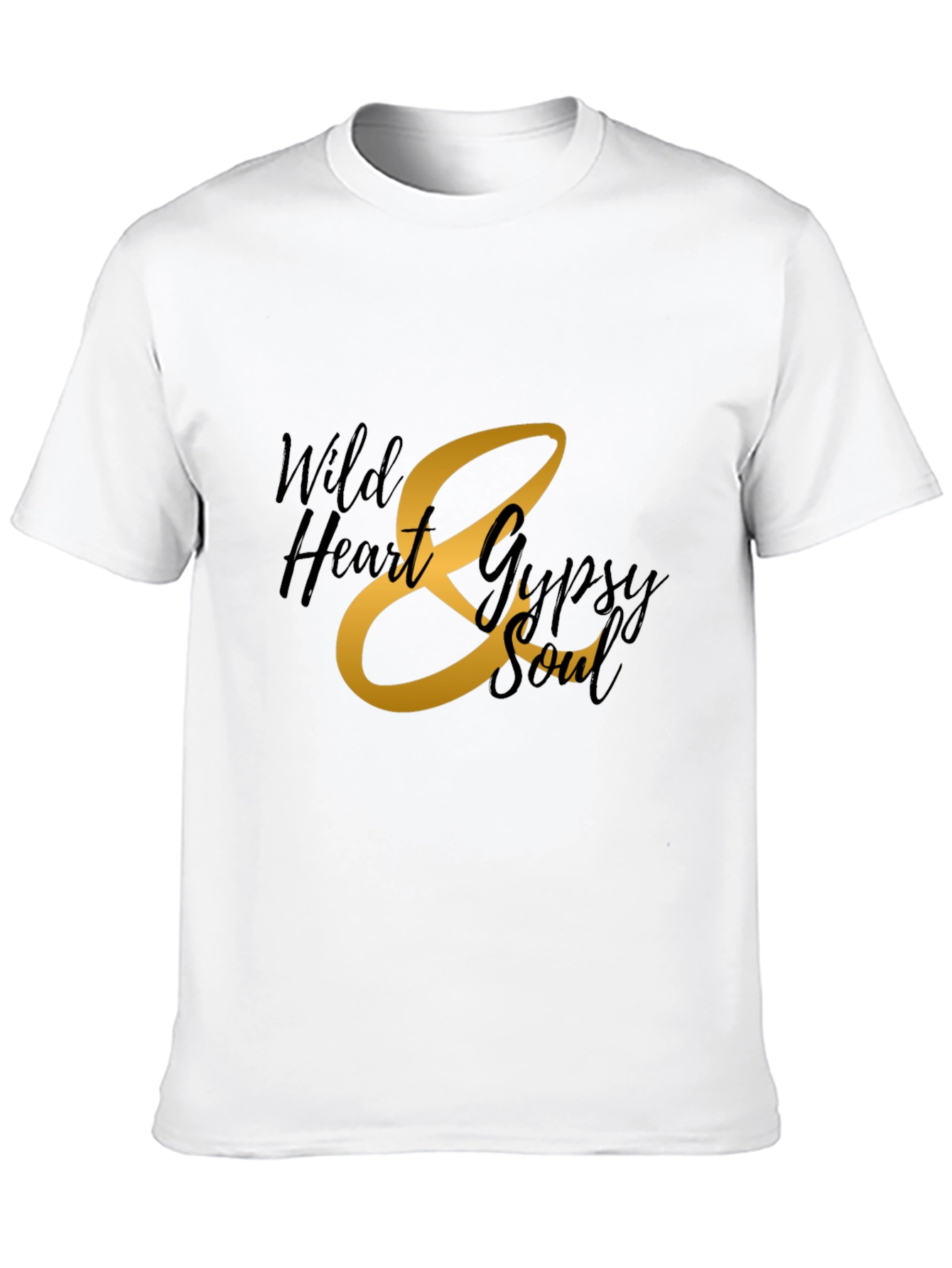 Black Wild Heart Gypsy Soul Graphic Tee view 10