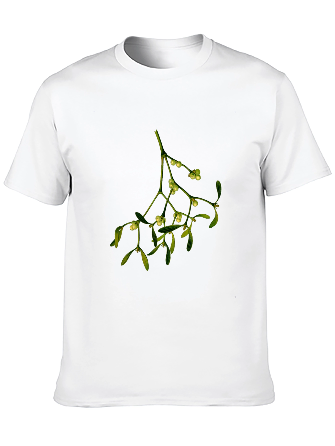 Black Mistletoe Graphic Black T-Shirt view 10