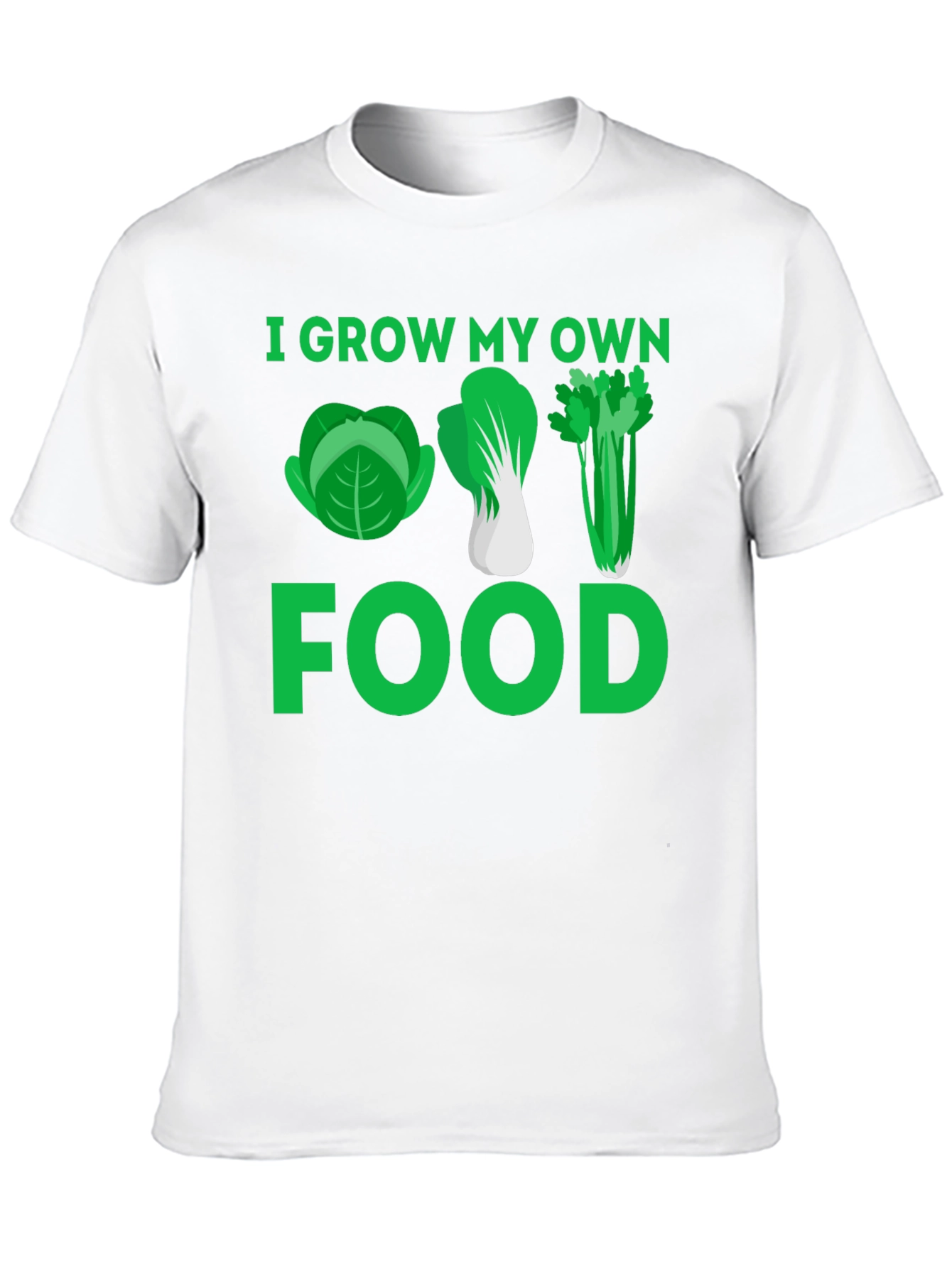 Black I Grow My Own Food T-Shirt - Gardening Tee view 10