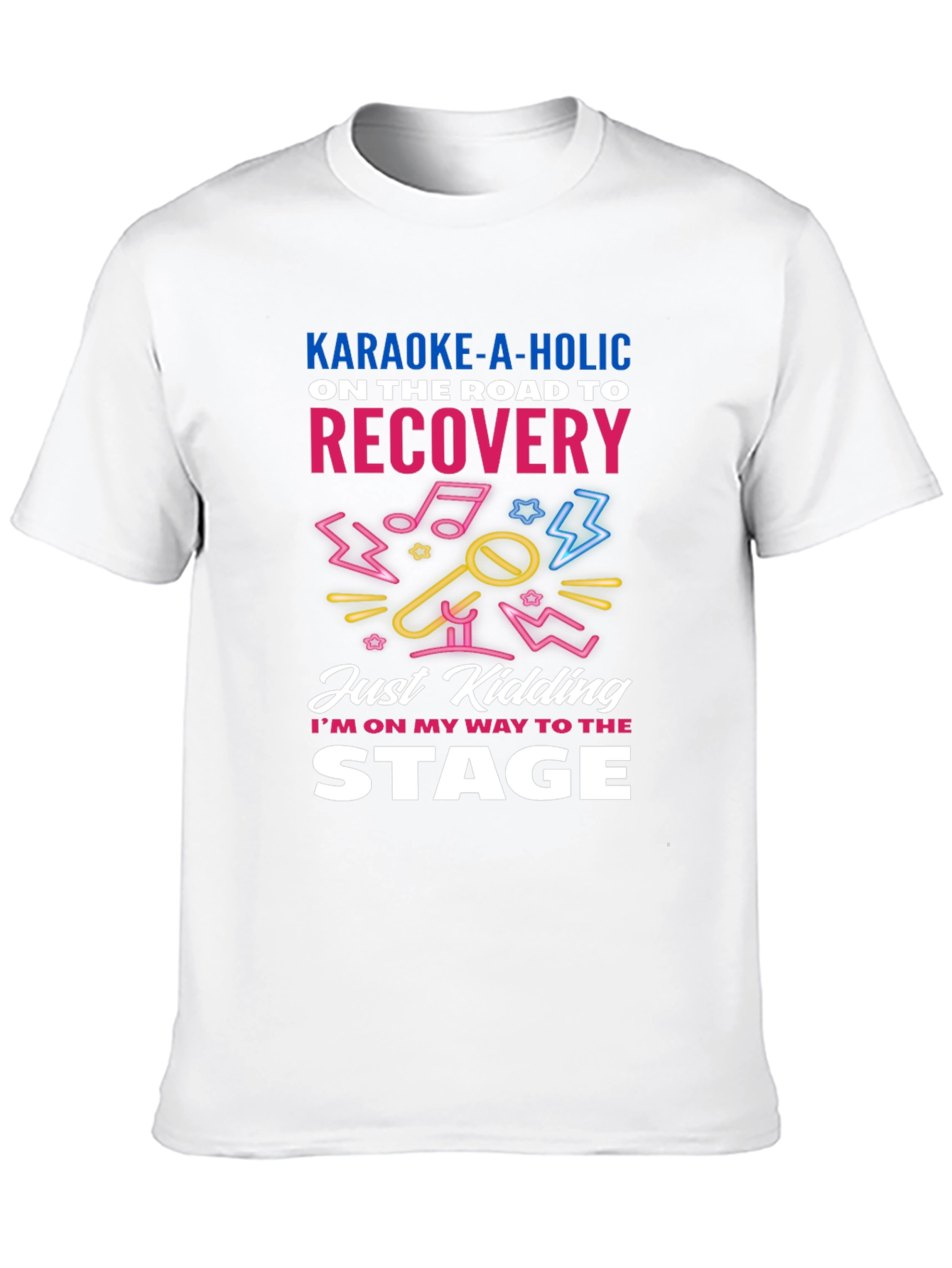 Black Karaoke-A-Holic Graphic Tee view 10