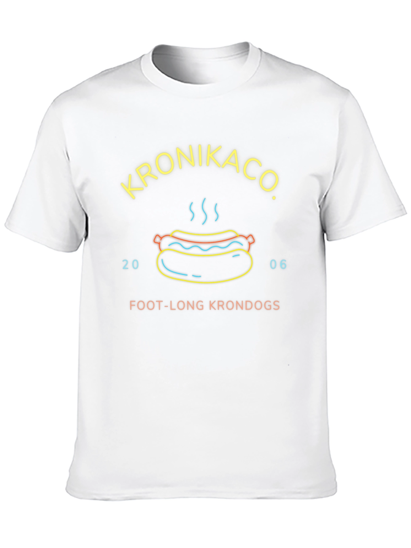 Black Kronikaco Foot-Long Krondogs Graphic Tee view 10