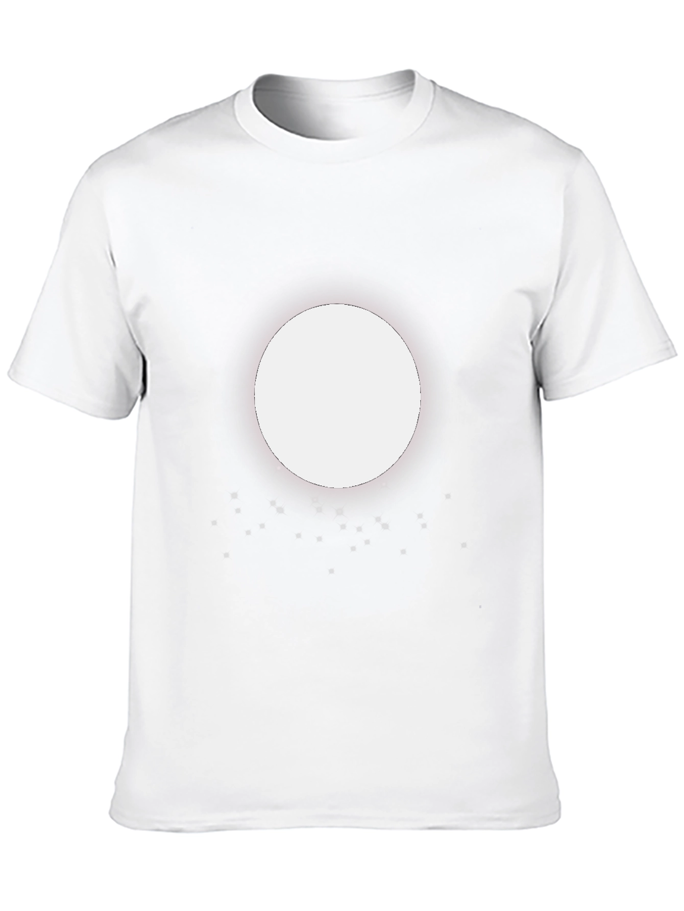 Black Abstract Circle Graphic Black T-Shirt view 10