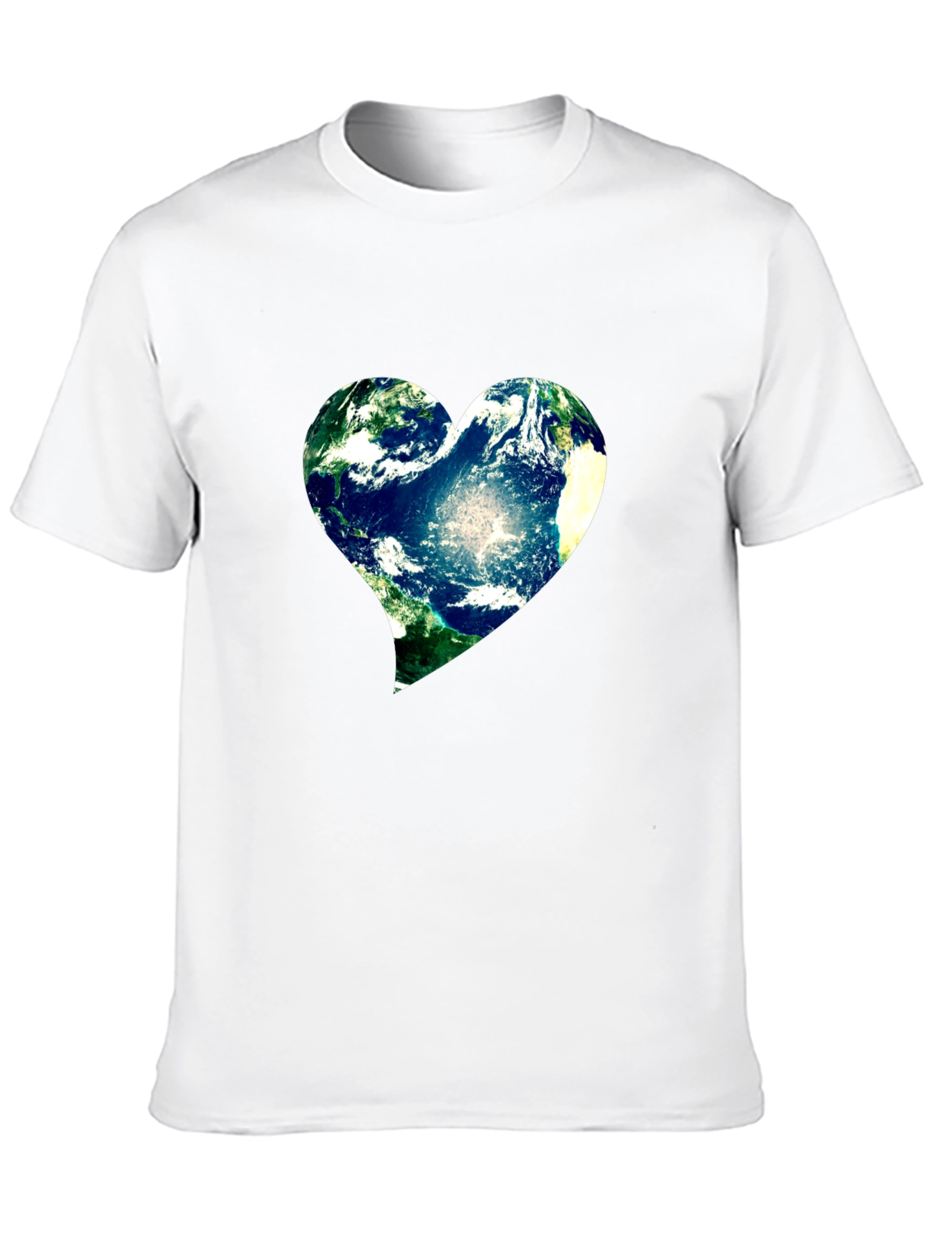 Black Earth Heart Tee - Show Your Love for the Planet! view 10