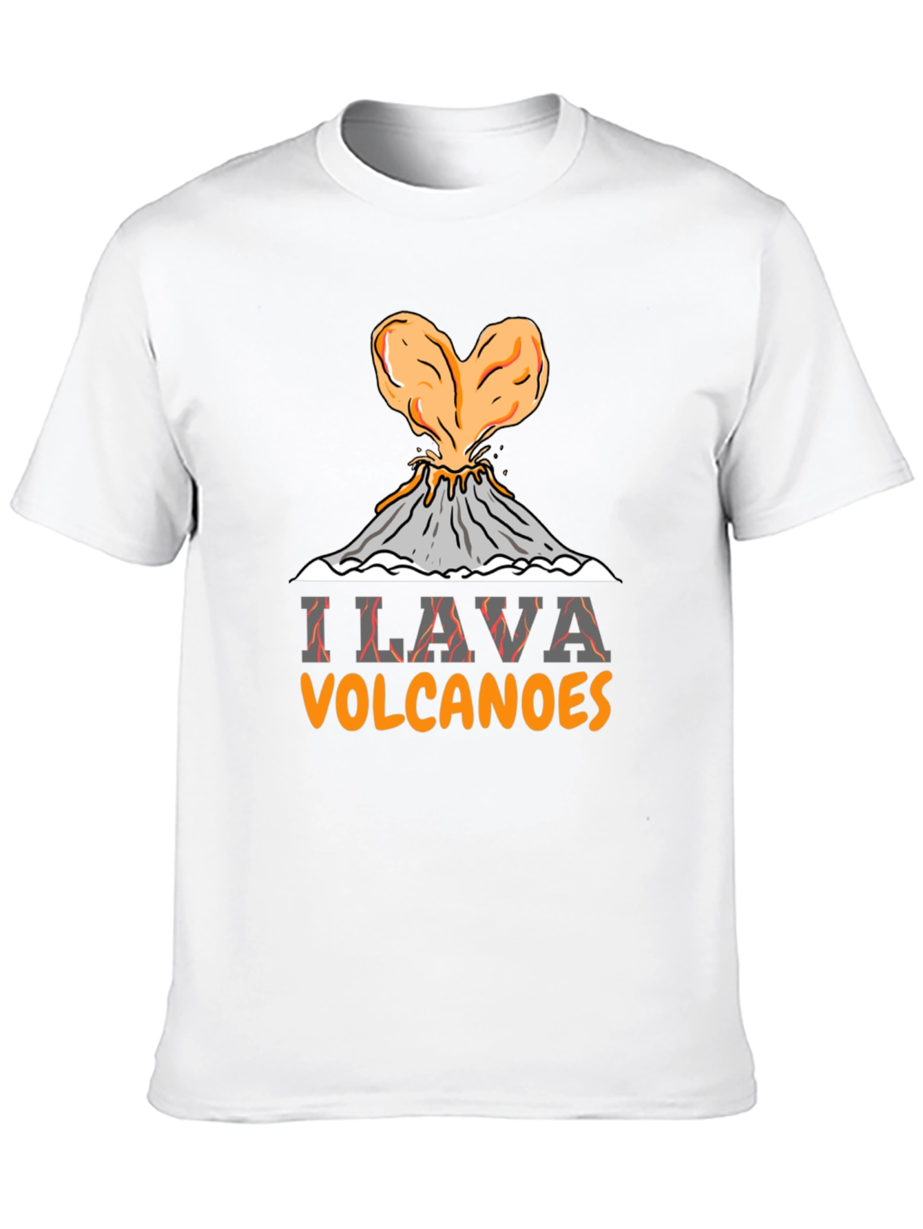 Black I Lava Volcanoes Graphic Tee view 10