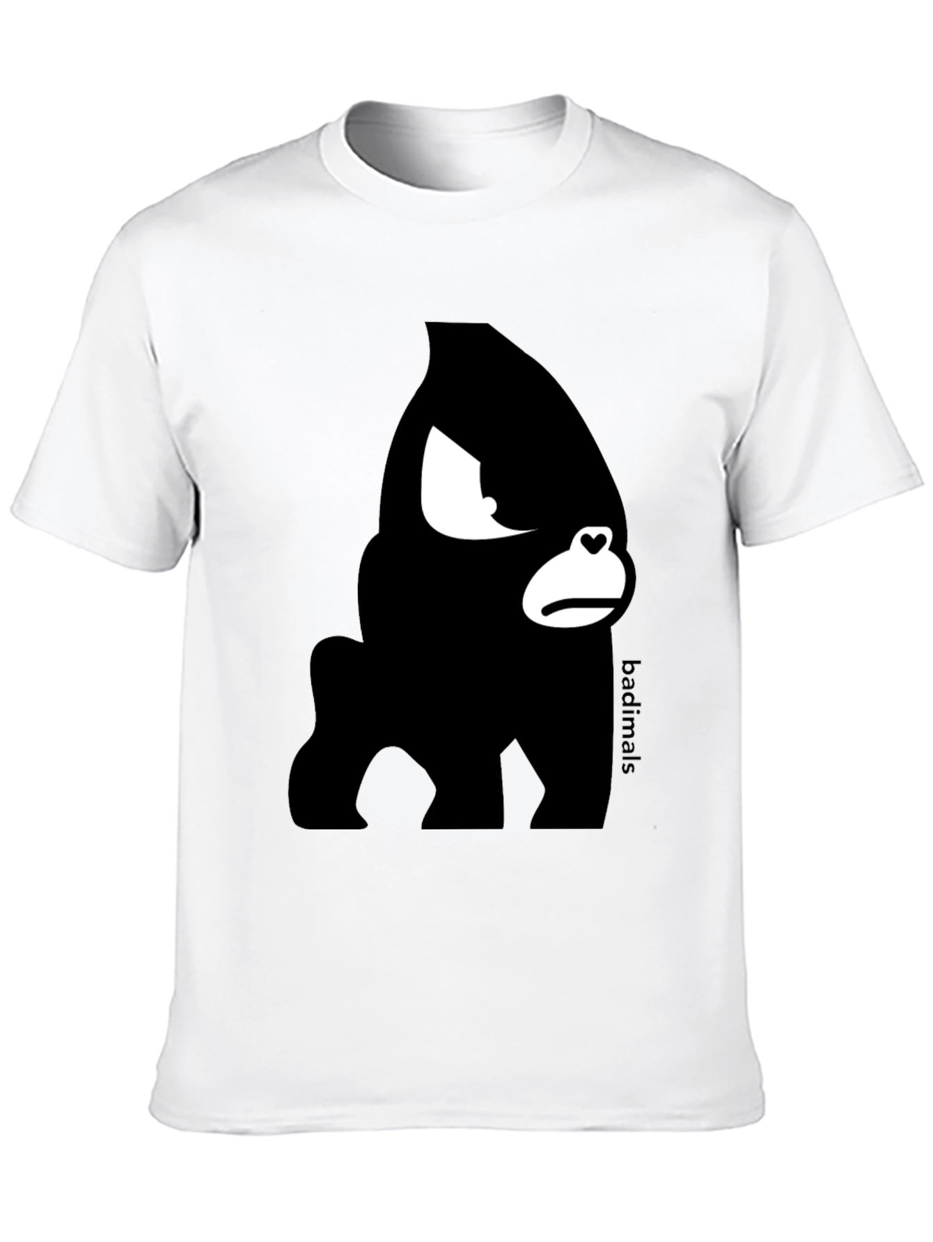 Black Badimals Black Gorilla Graphic T-Shirt view 10