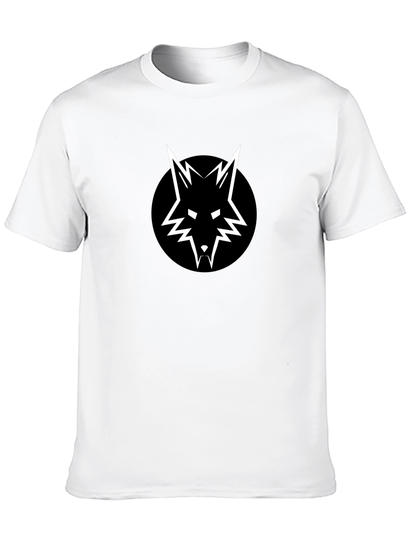 Black Black Wolf Logo Graphic Tee view 10