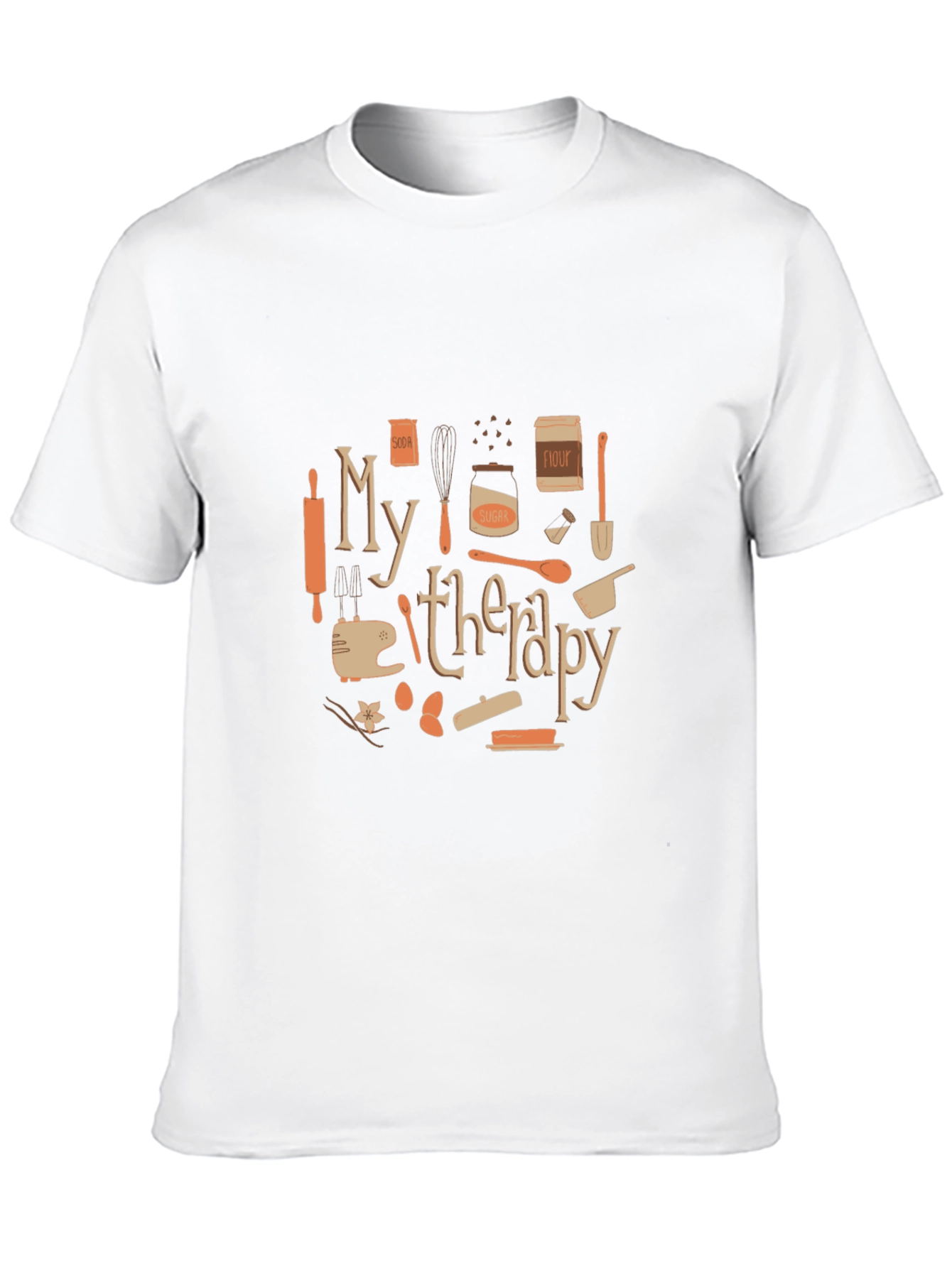 Black Baking Therapy T-Shirt - Baker's Delight view 10