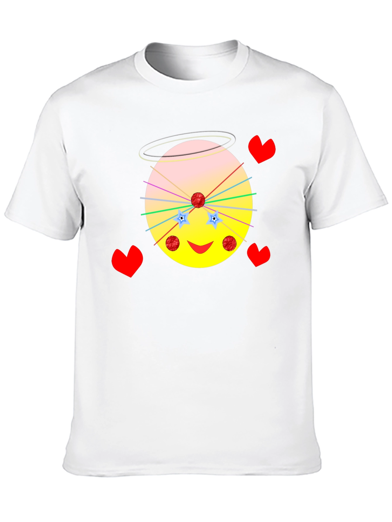 Black Whimsical Cartoon Graphic Tee - Unique Design view 10