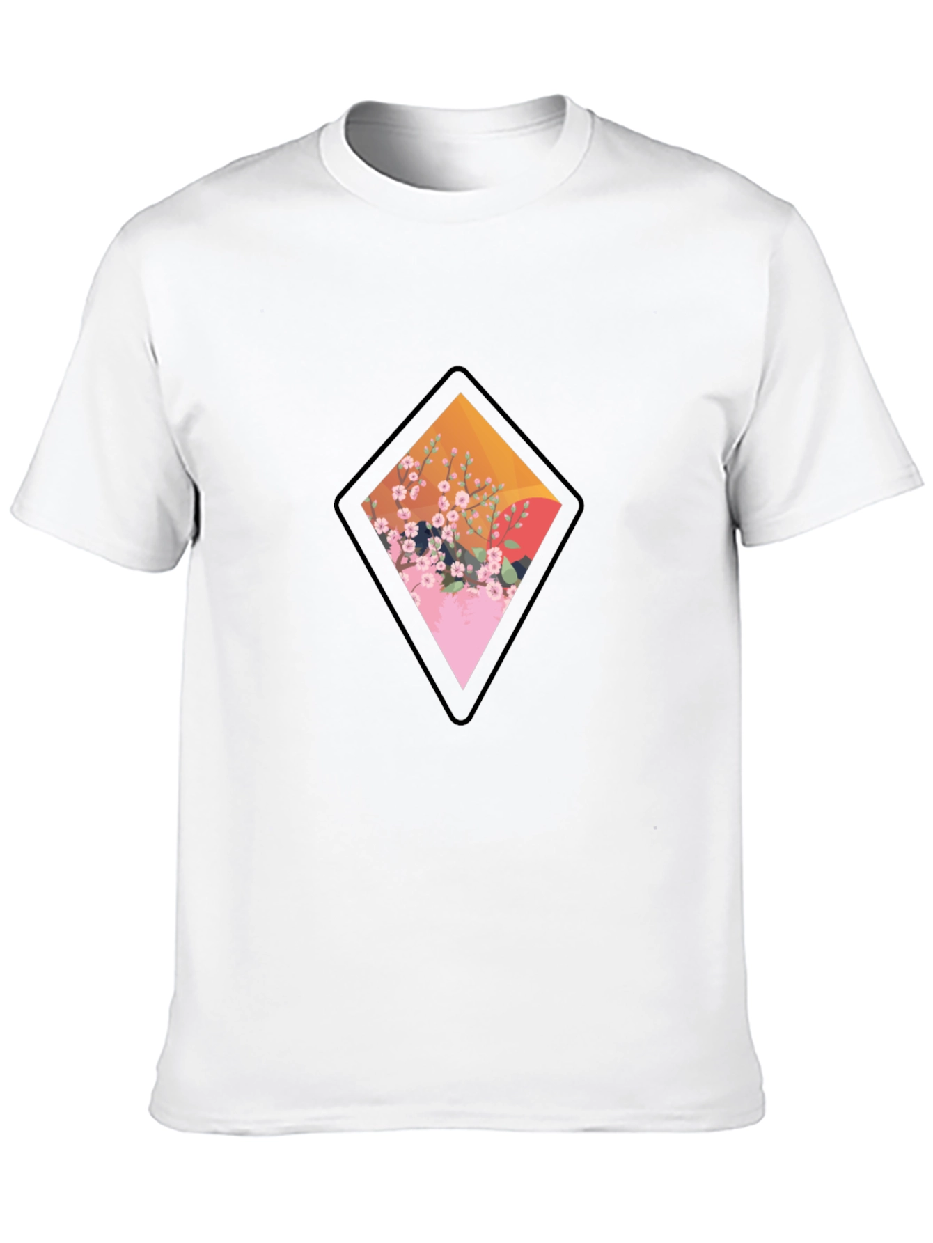 Black Diamond Floral Graphic Tee view 10