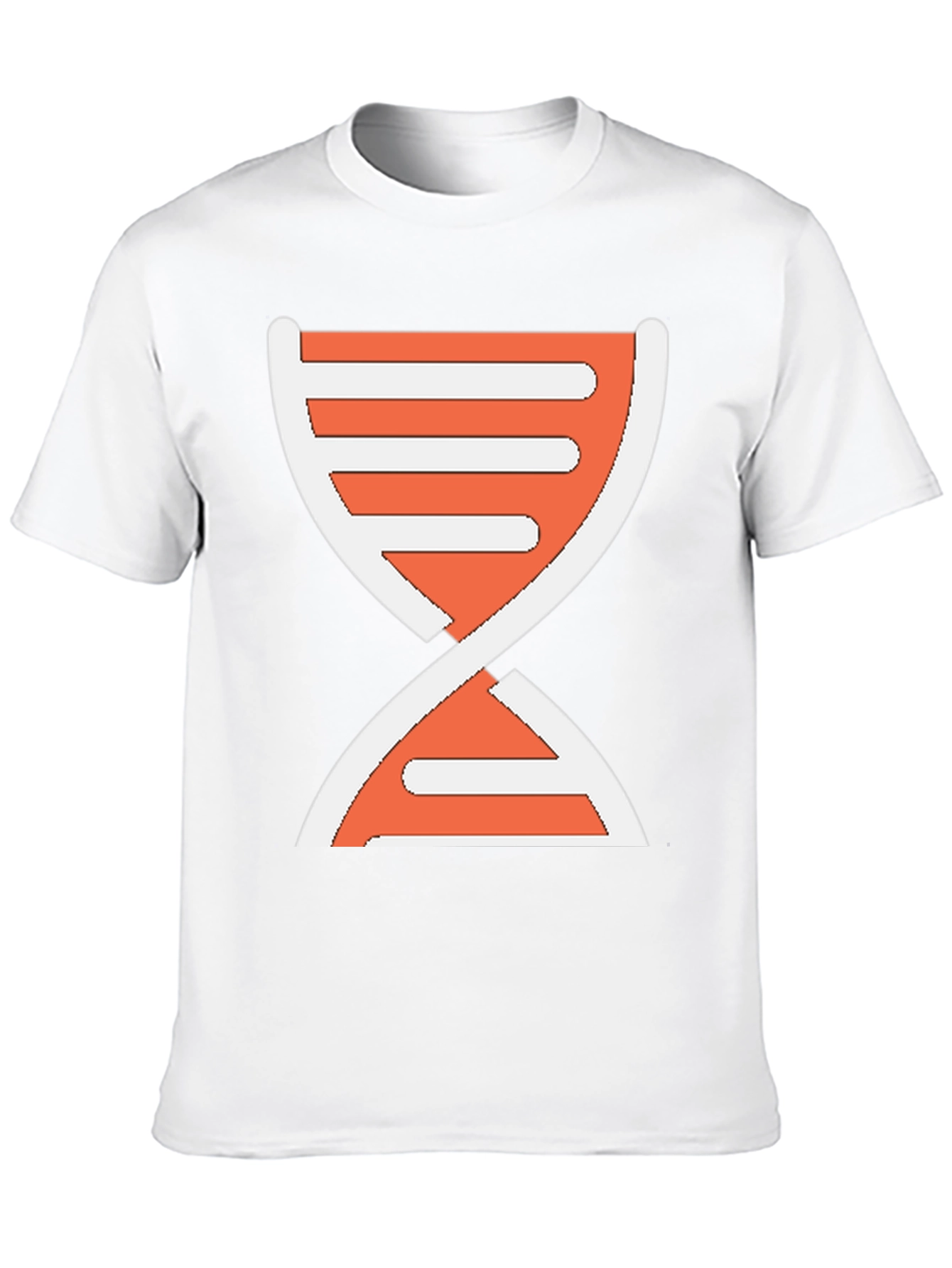 Black DNA Graphic Print T-Shirt - Casual Wear view 10