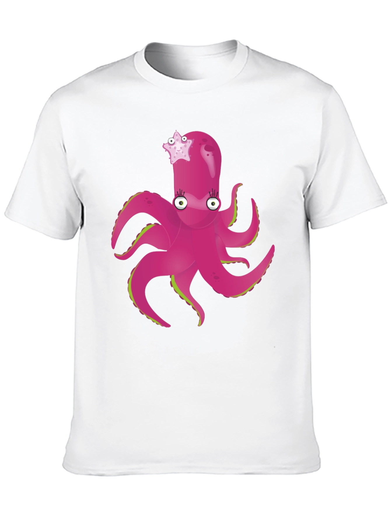Black Cute Octopus T-Shirt - Funny Sea Creature Tee view 10