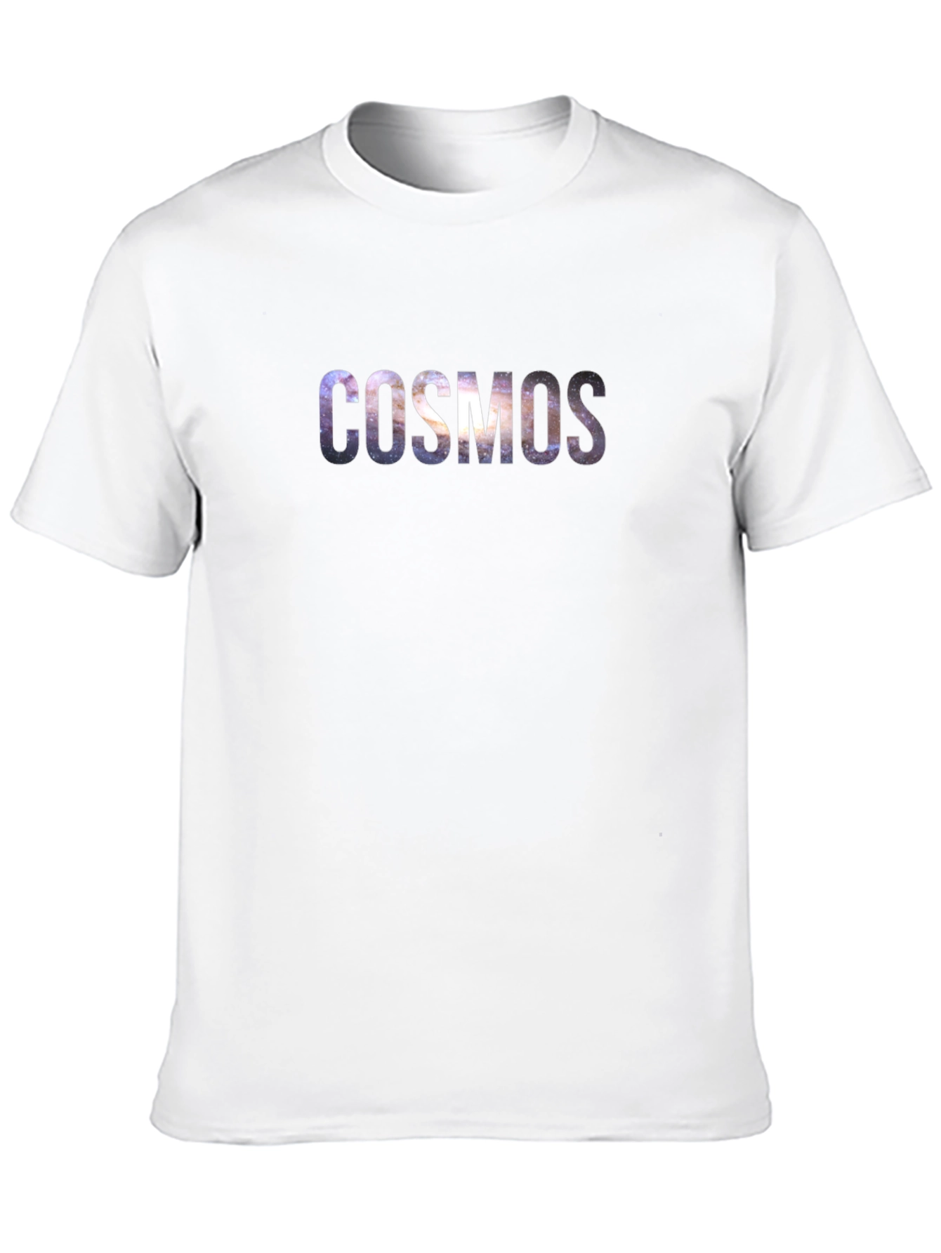 Black Cosmos Galaxy Graphic Tee - Soft Black Cotton T-Shirt view 10