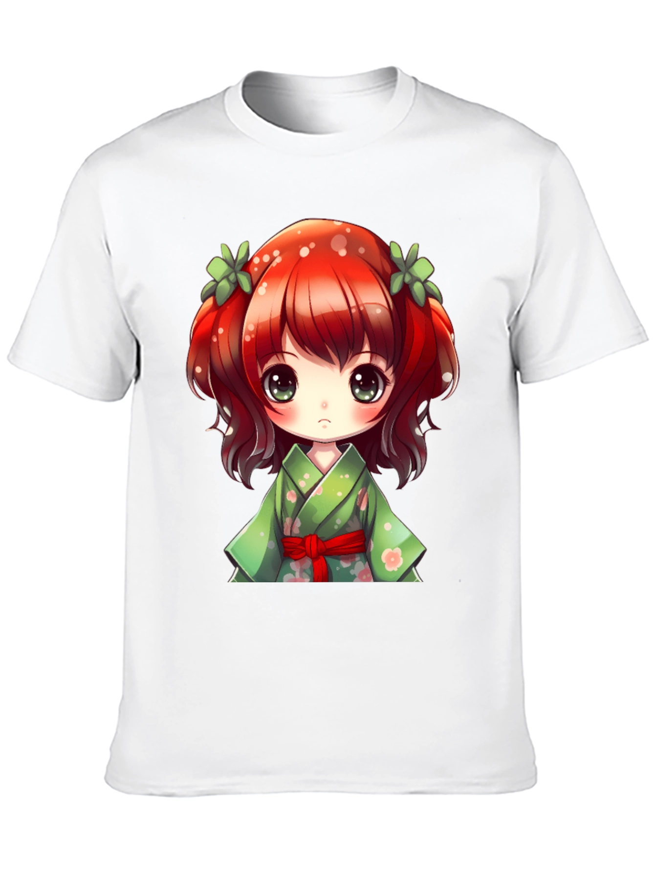 Black Anime Girl Graphic Tee - Kawaii Style view 10