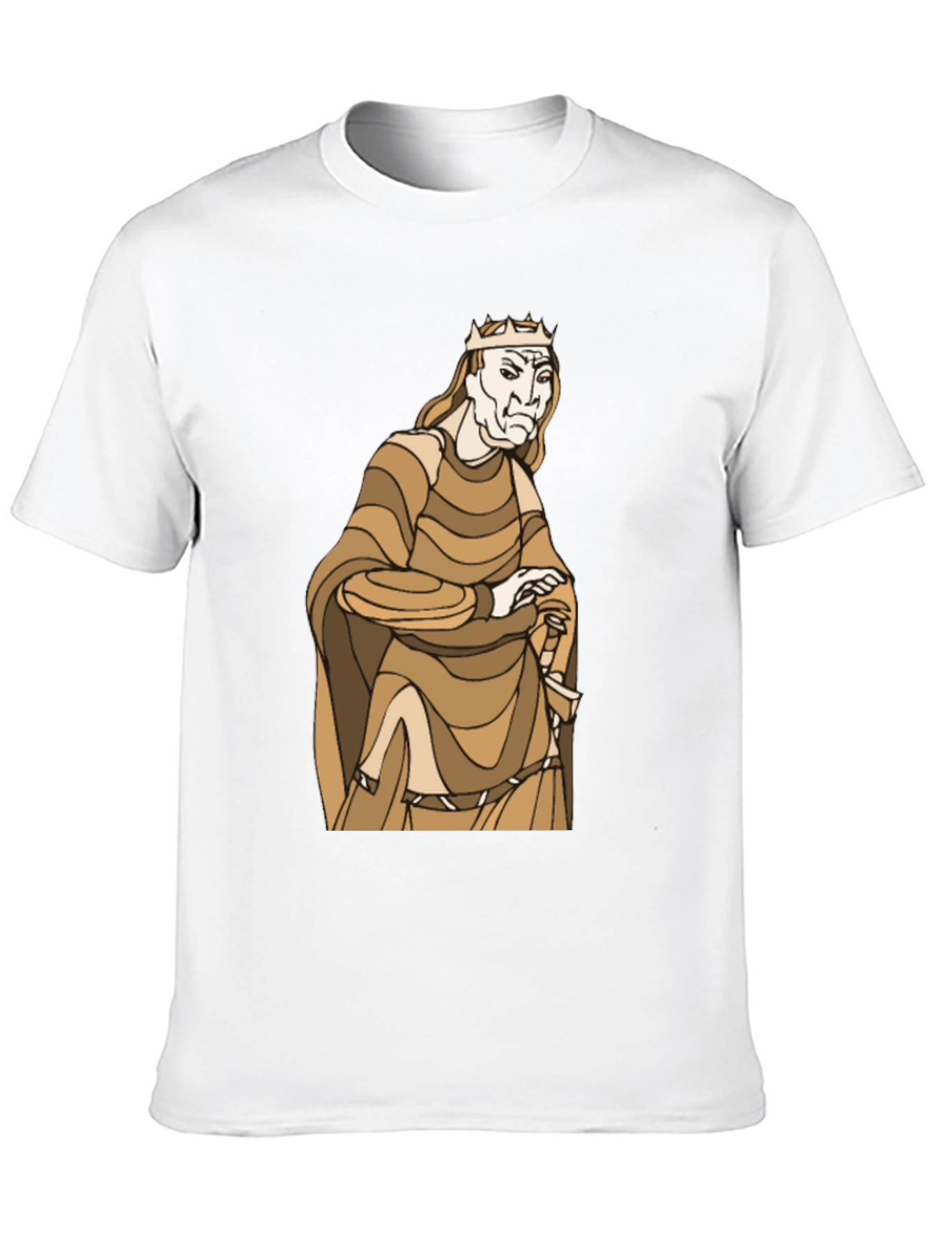 Black King Graphic Black T-Shirt view 10