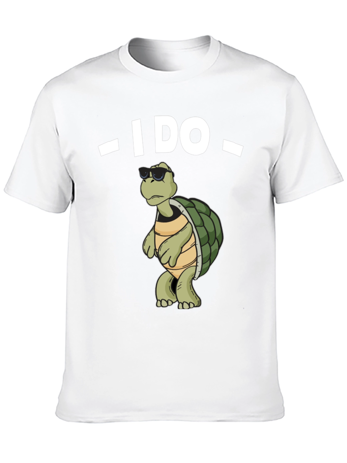 Black I Do Turtle T-Shirt - Funny Graphic Tee view 10