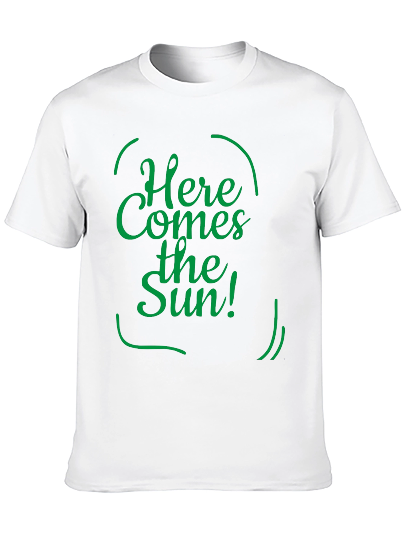Black Here Comes the Sun T-Shirt - Classic Black Tee view 10