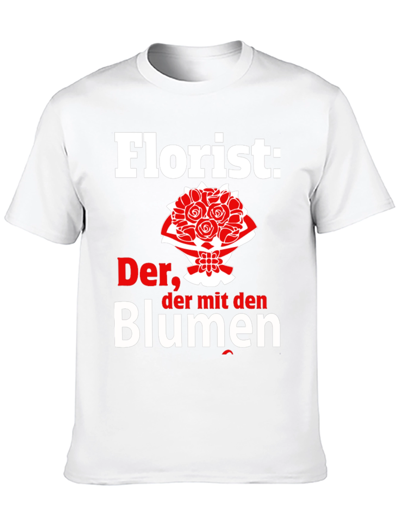 Black Florist T-Shirt - Der, der mit den Blumen view 10