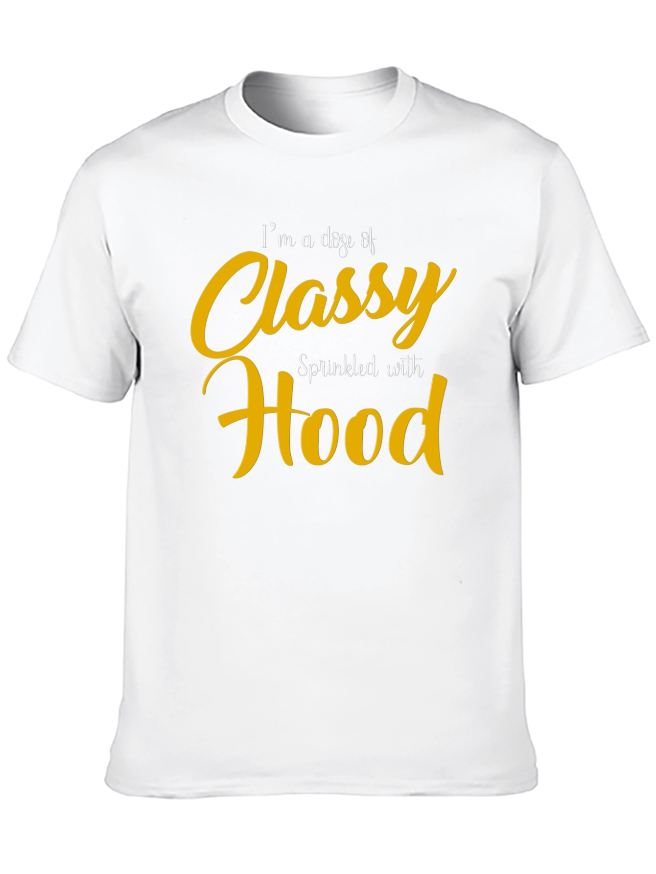 Classy Hood Graphic Tee - Men's Black T-Shirt - 10