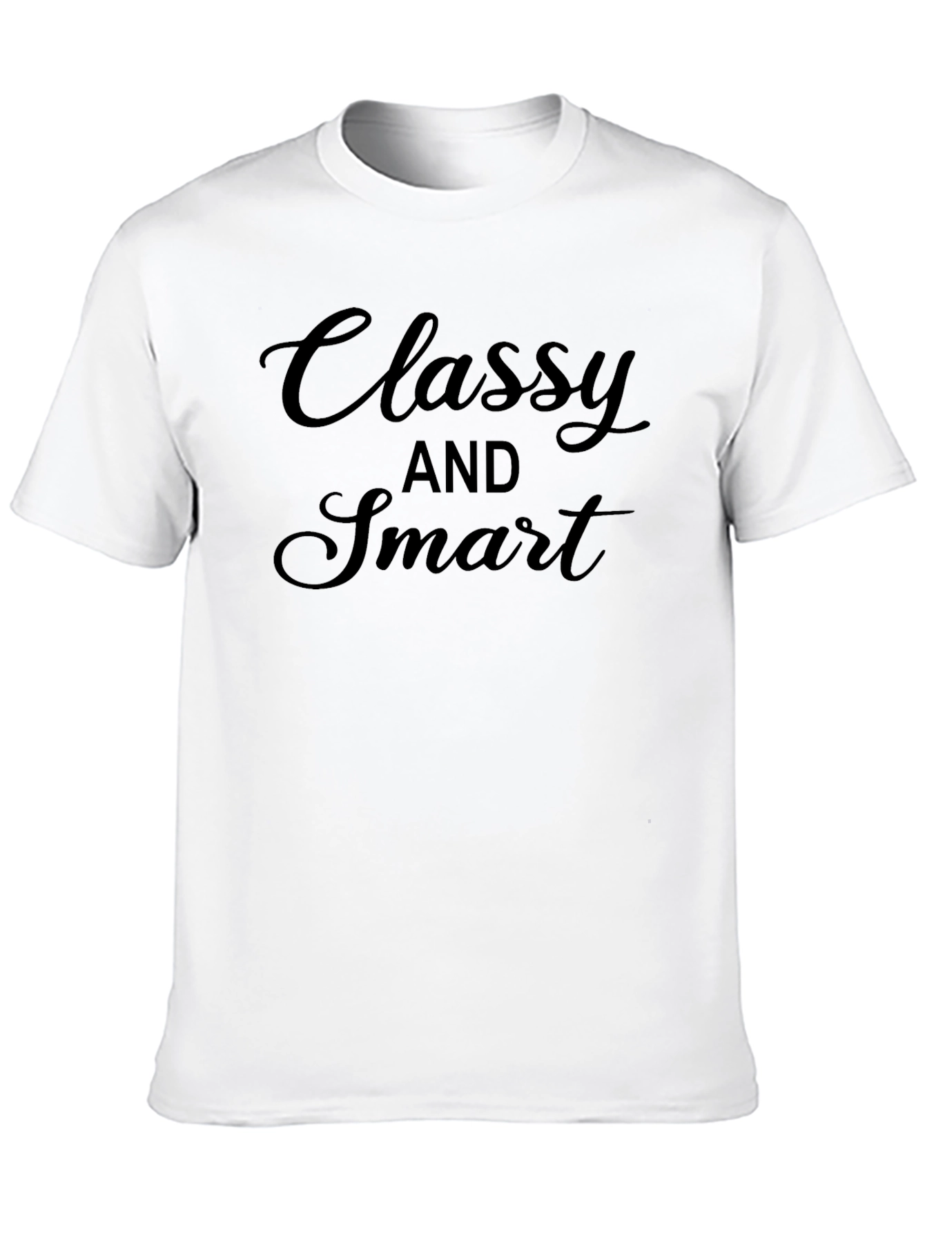 Black Classy and Smart Graphic Tee - Soft Cotton Blend view 10