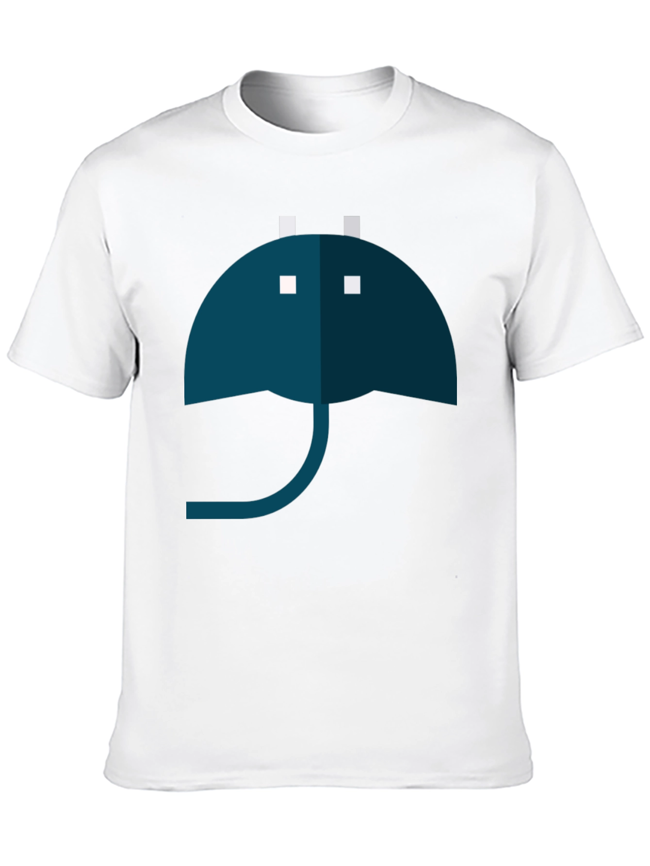 Black Modern Umbrella Graphic T-Shirt view 10