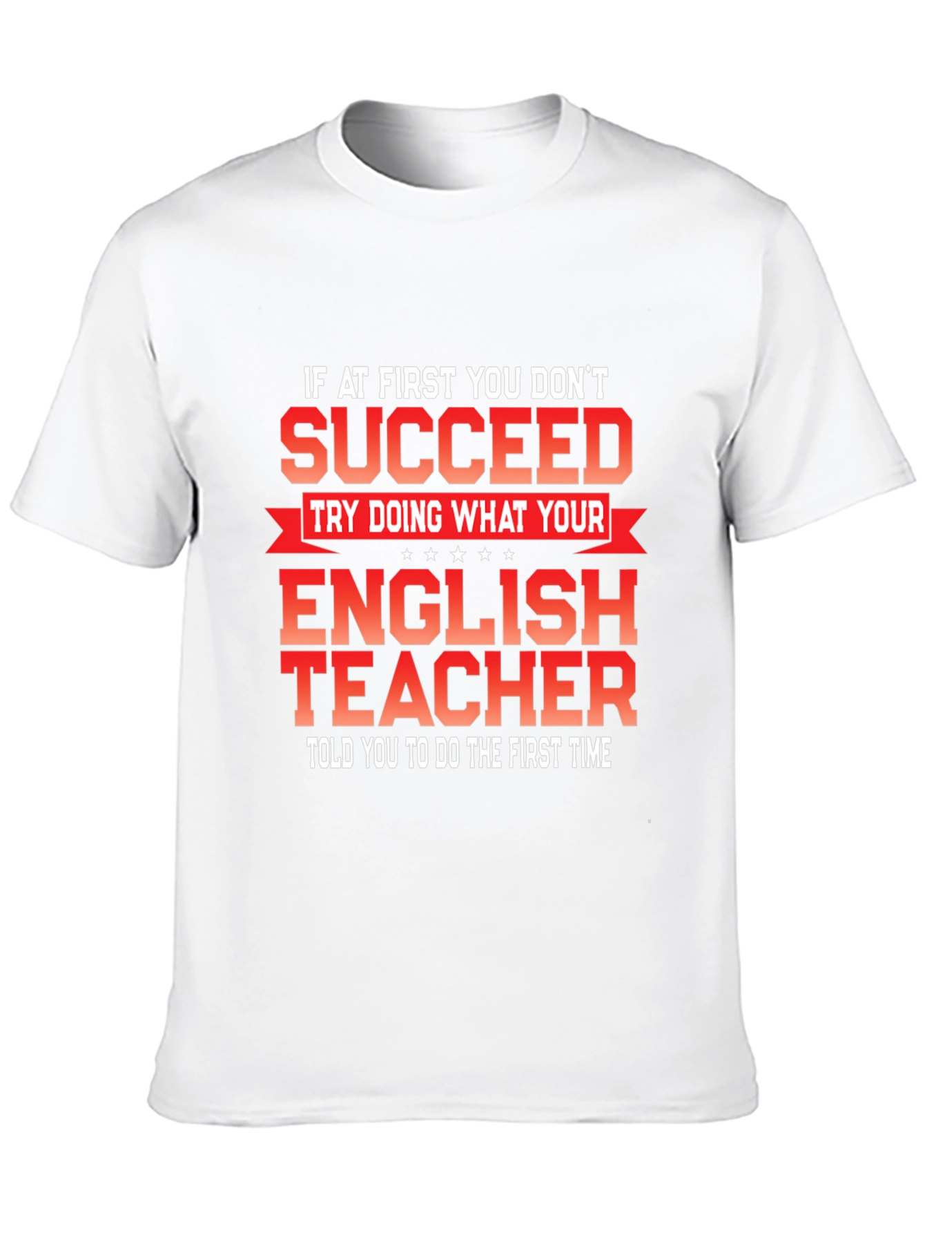 Black Funny English Teacher Graphic T-Shirt view 10
