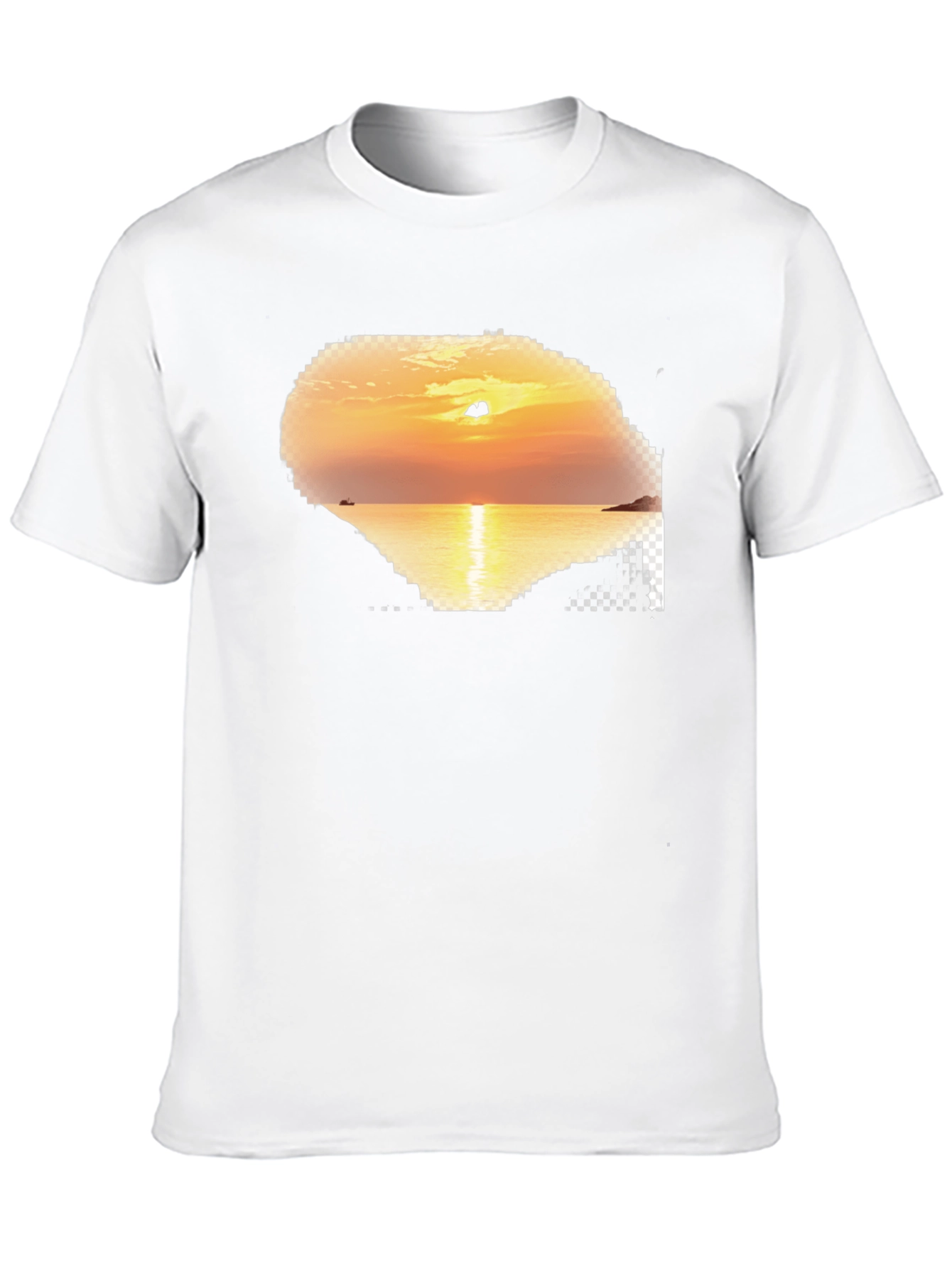 Black Sunset Beach Graphic Tee - Coastal Vibes view 10