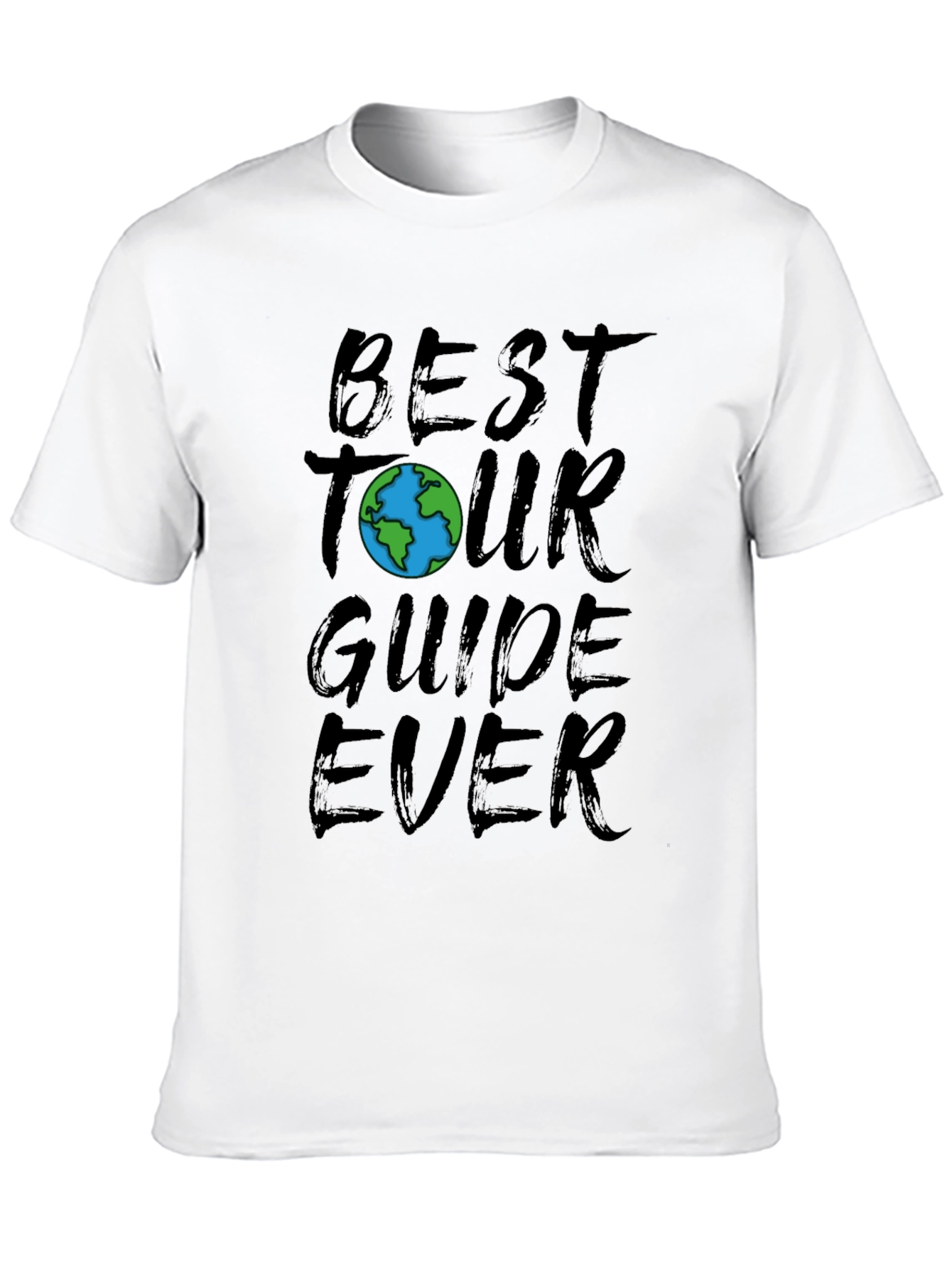 Black Best Tour Guide Ever - Graphic T-Shirt view 10