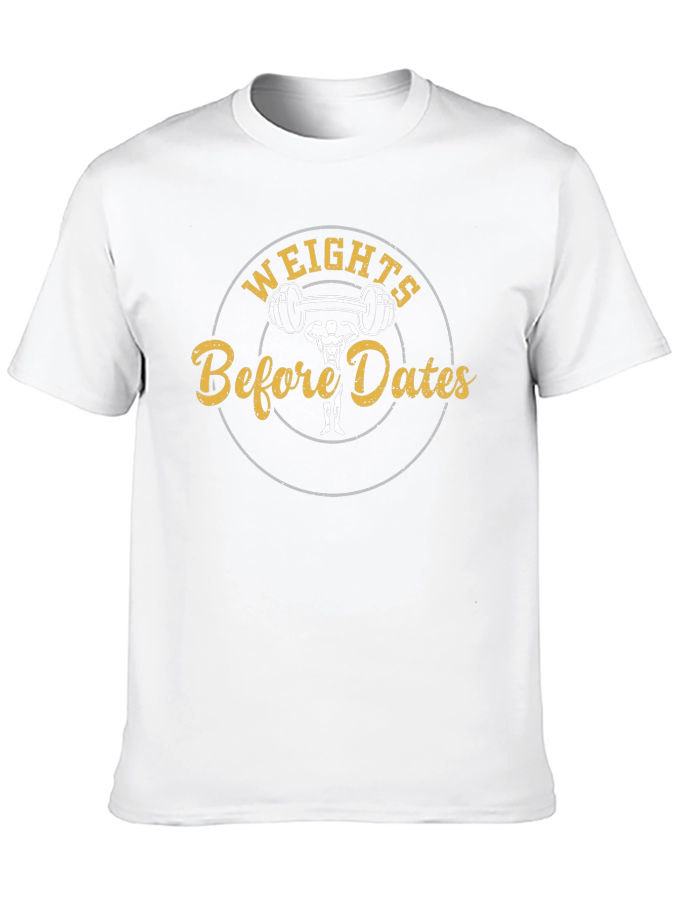 Black Weights Before Dates Graphic Tee view 10