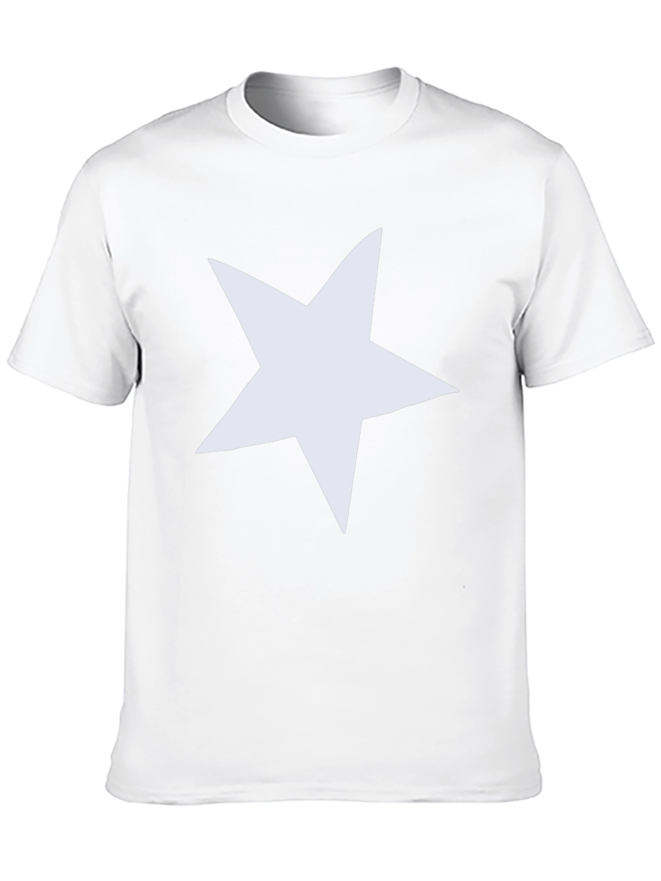 Black Bold Star Graphic Tee - Black Cotton Casual view 10