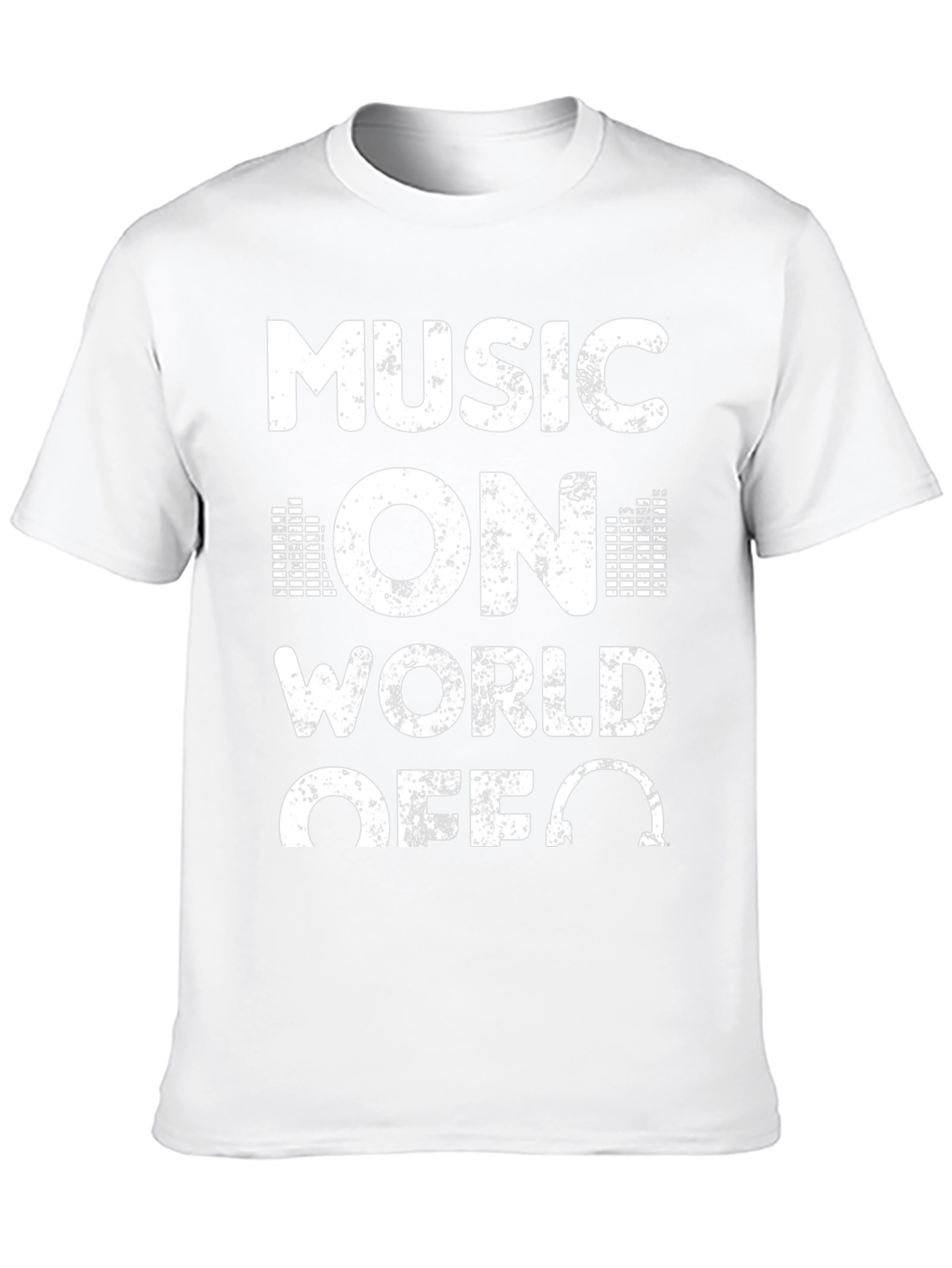 Black Music On World Off Graphic T-Shirt view 10