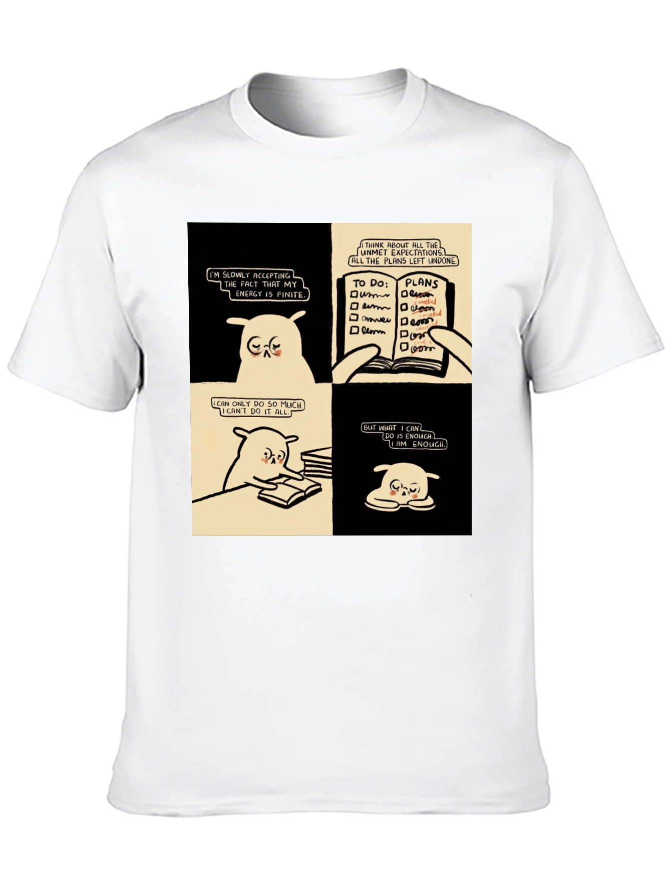 Black Accepting Finite Energy Black T-Shirt view 10