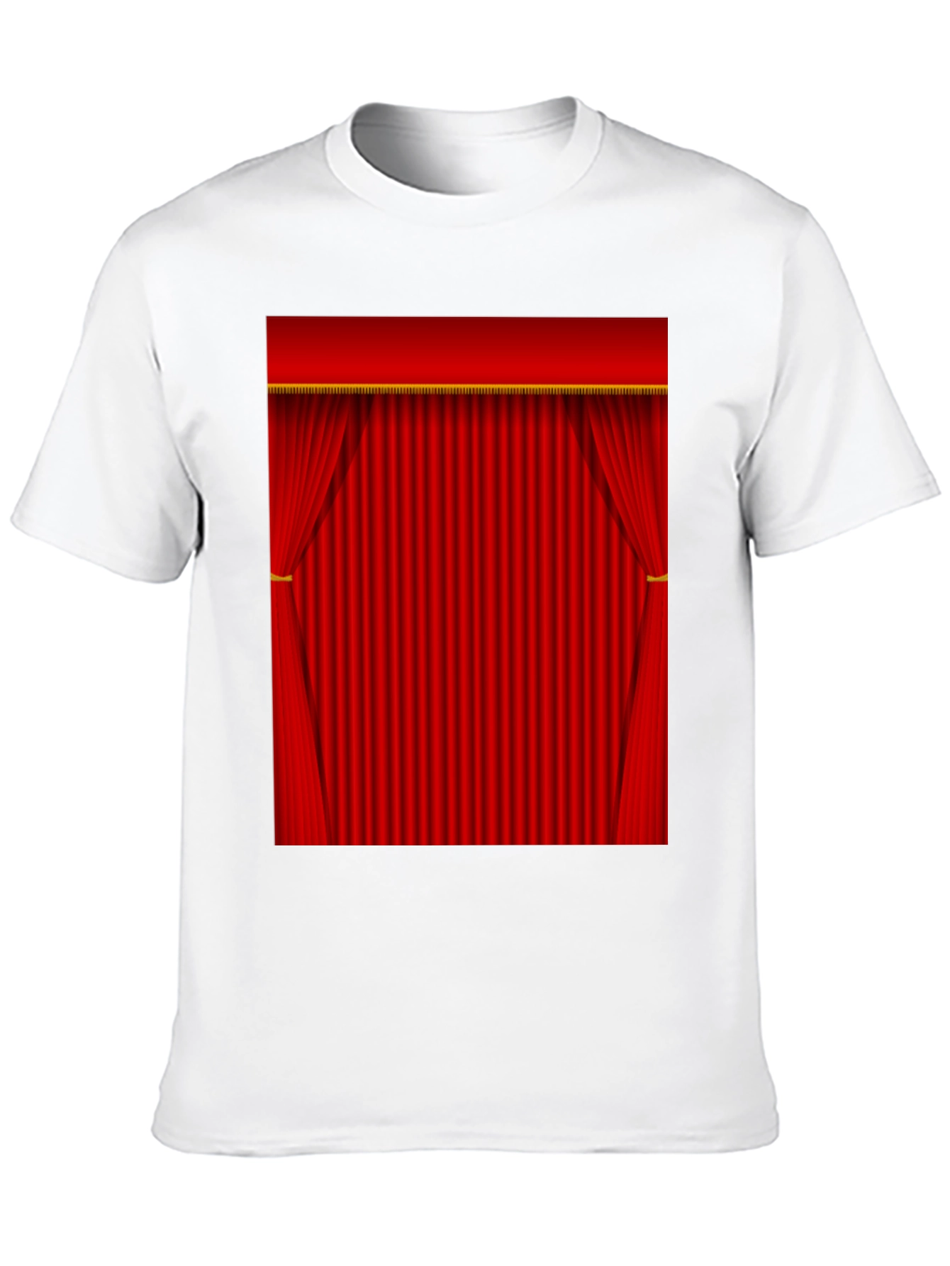 Black Theater Curtains Graphic Tee - Stage Ready Style view 10
