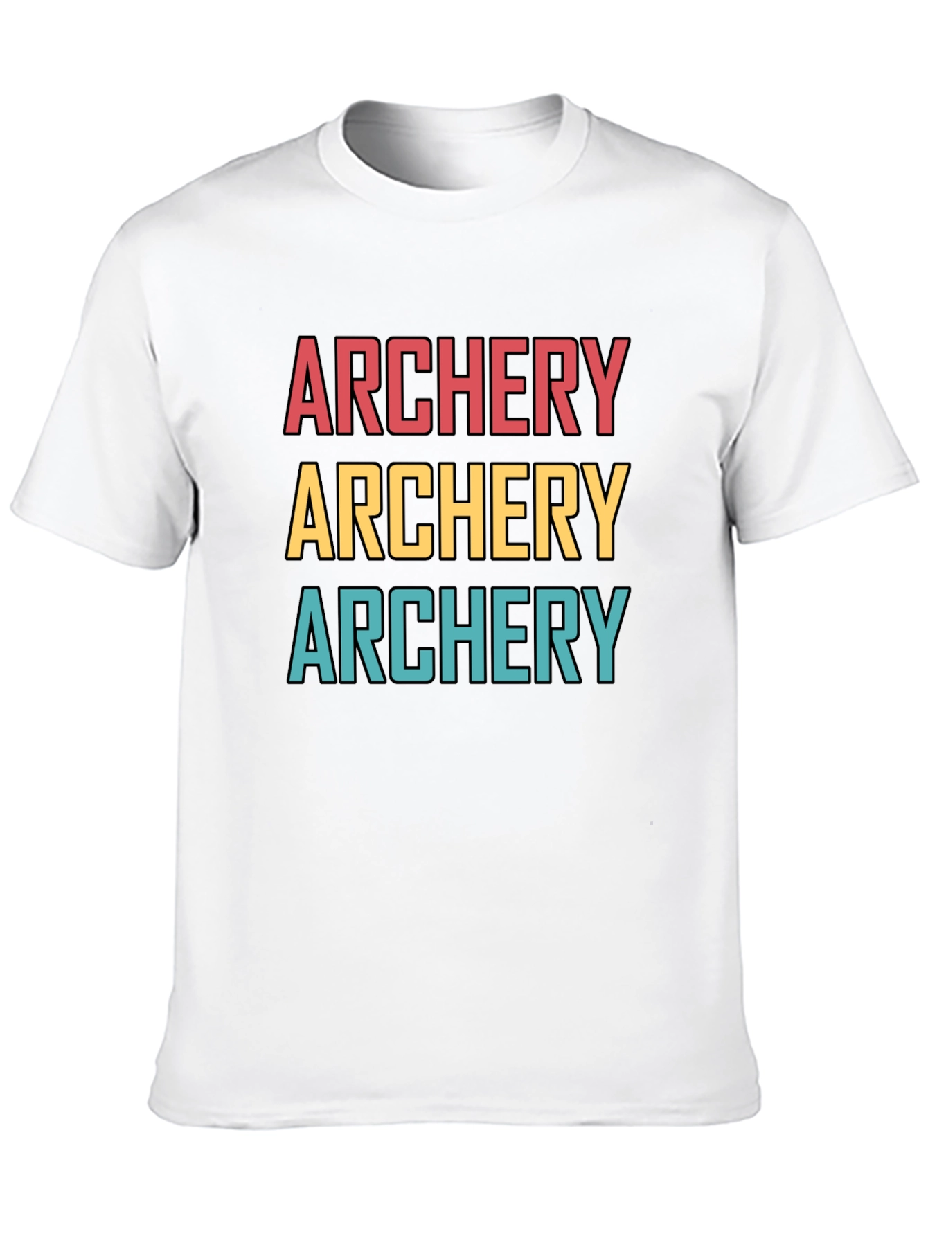 Black Archery Graphic Tee - Retro Style view 10