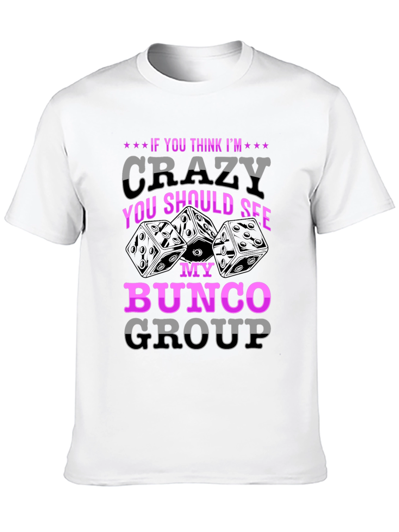 Black Crazy Bunco Group Graphic Tee view 10