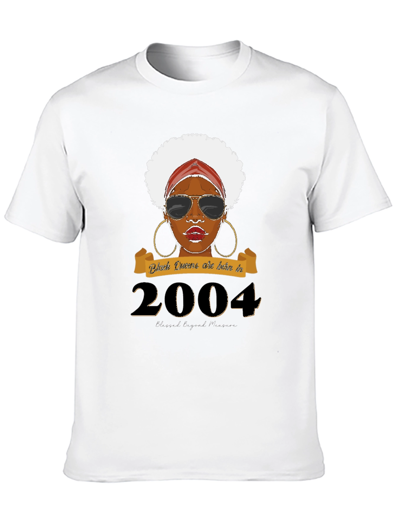 Black Black Queen Born In 2004 T-Shirt view 10