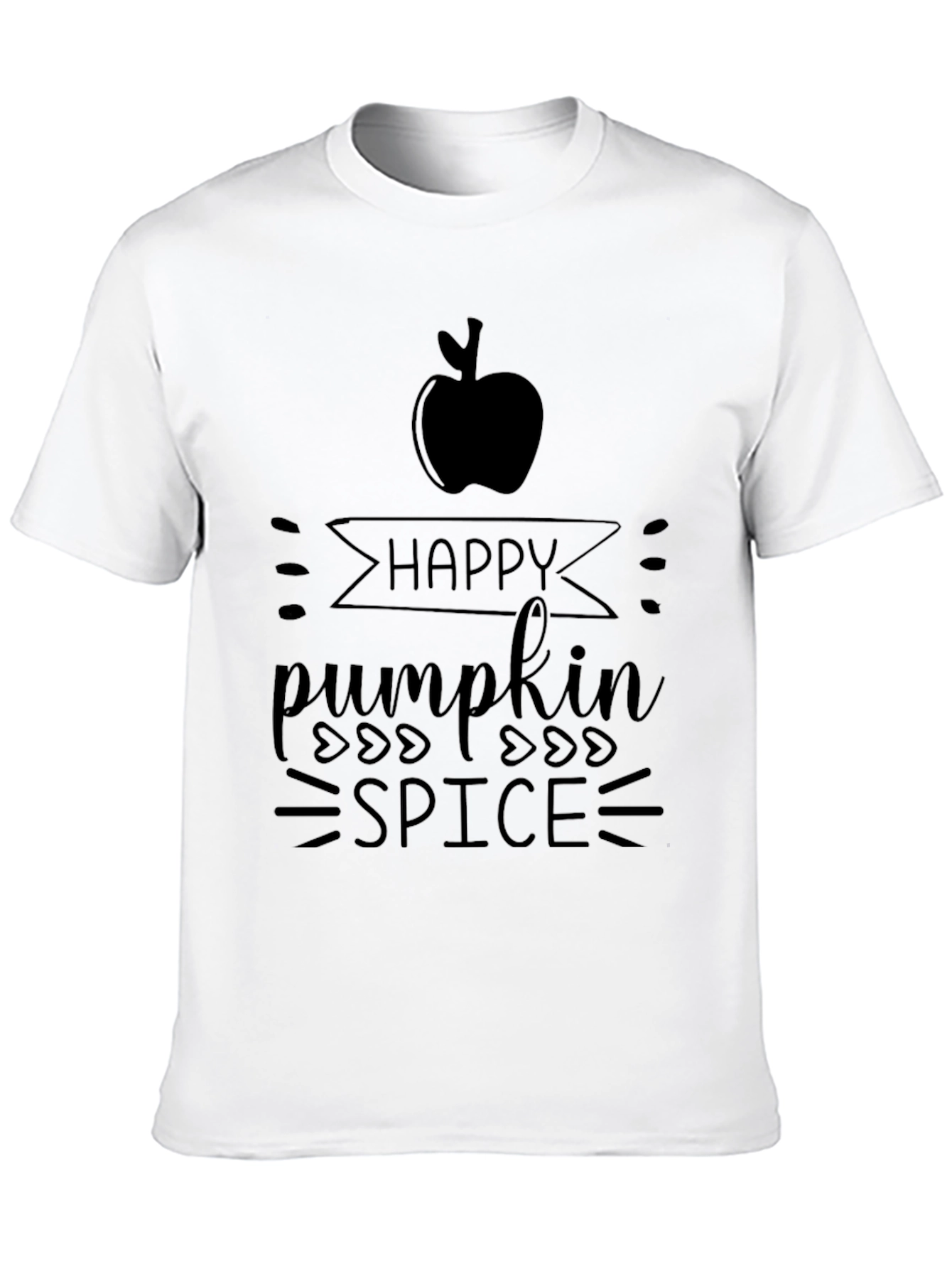 Black Happy Pumpkin Spice Graphic Tee view 10