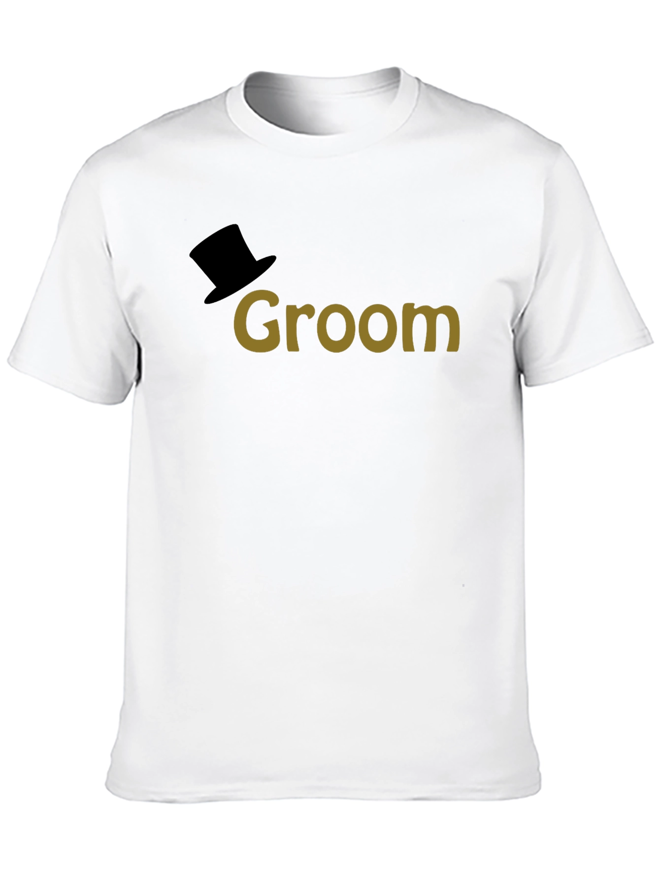 Black Groom Top Hat T-Shirt - Wedding Apparel view 10