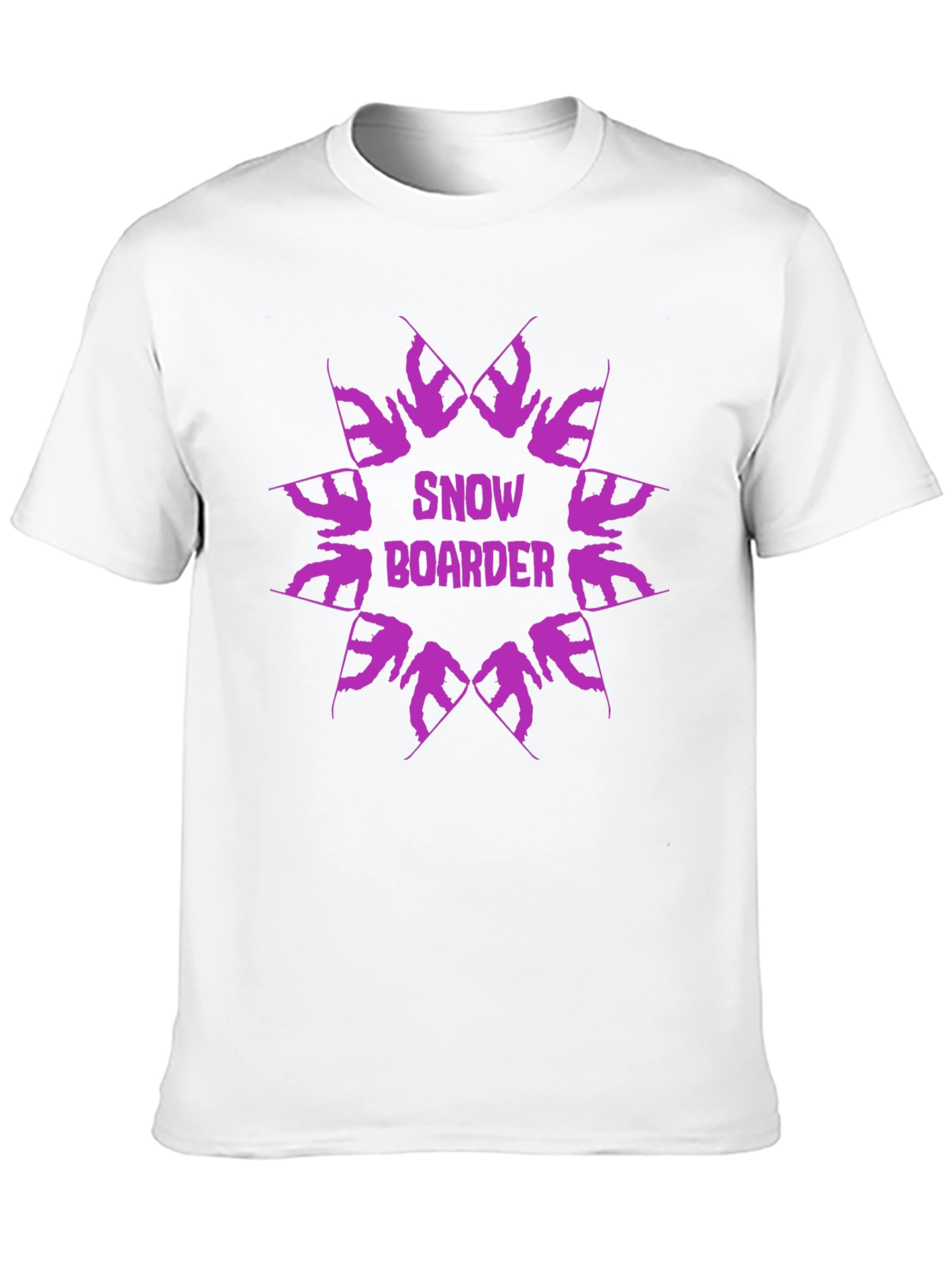 Black Snowboarder Graphic Tee - Cool Winter Sports Design view 10