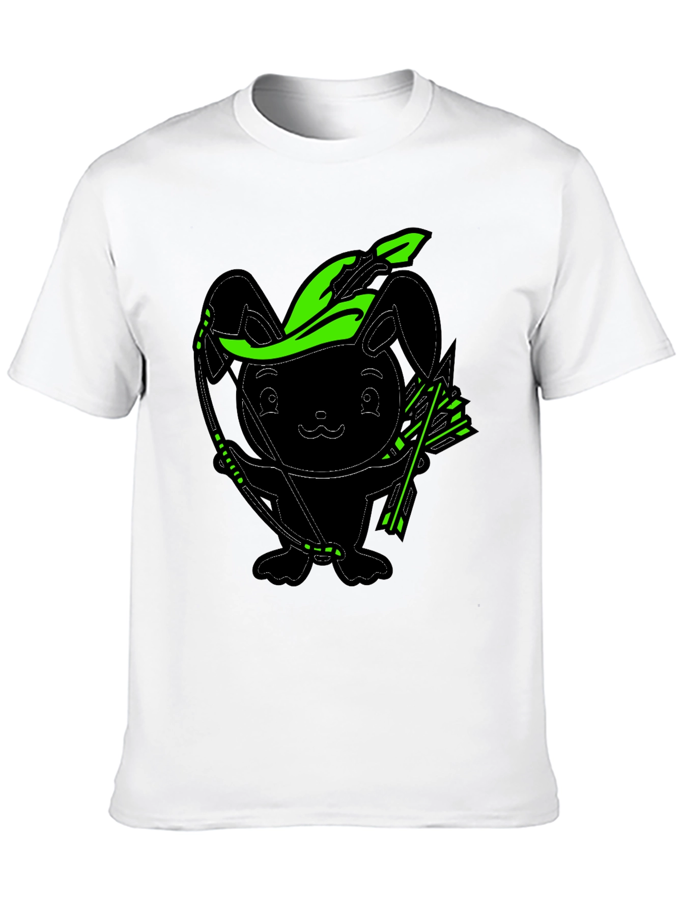 Bunny Archer Graphic Tee - Black - 10